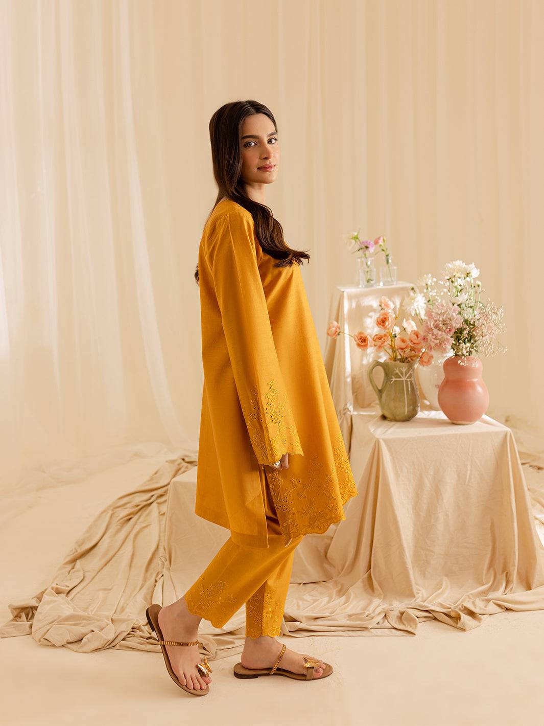 Mahnur | Petal Whispers Lawn Pret | Magnolia by Maria Faisal - Registered Vendor of : Mahnur - type : Ladies Clothes - 100% original wedding dresses