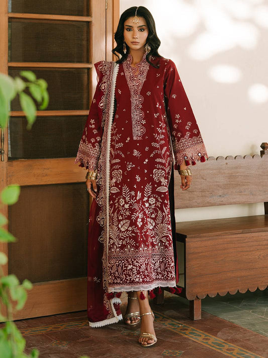 Mahnur | Shanaya Luxury Lawn 25 | Mehrosh by Maria Faisal - Registered Vendor of : Mahnur - type : Ladies Clothes - 100% original wedding dresses