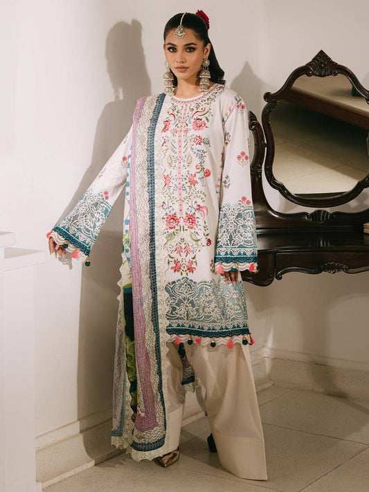 Mahnur | Shanaya Luxury Lawn 25 | Rangrez by Maria Faisal - Registered Vendor of : Mahnur - type : Ladies Clothes - 100% original wedding dresses