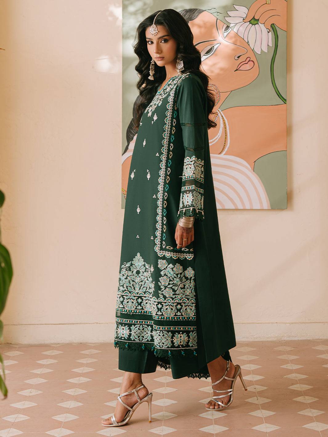 Mahnur | Shanaya Luxury Lawn 25 | Siyahgul by Maria Faisal - Registered Vendor of : Mahnur - type : Ladies Clothes - 100% original wedding dresses