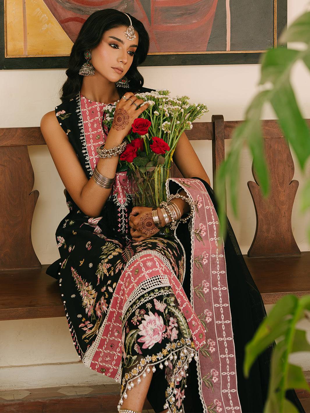 Mahnur | Shanaya Luxury Lawn 25 | Zarina by Maria Faisal - Registered Vendor of : Mahnur - type : Ladies Clothes - 100% original wedding dresses