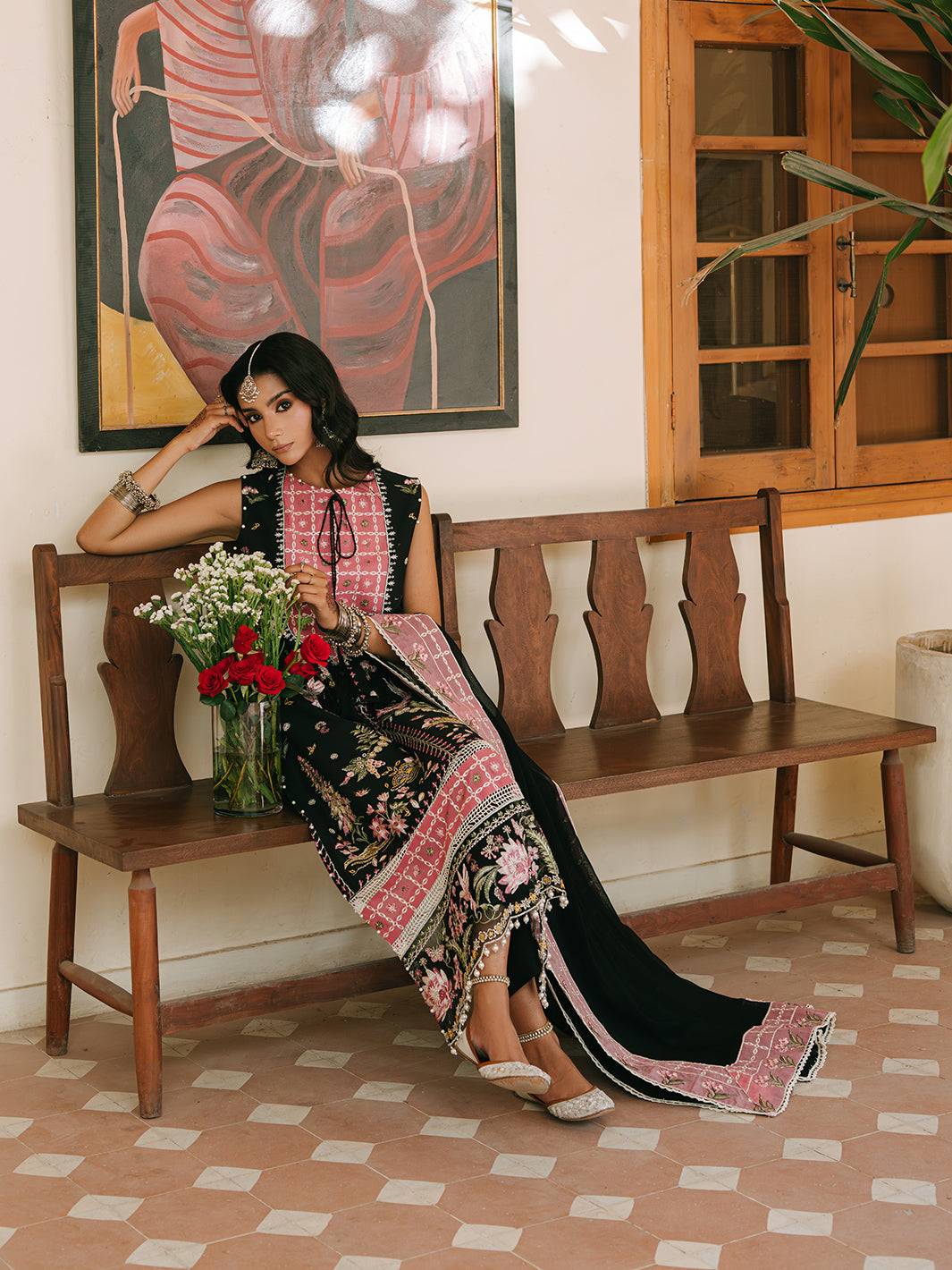 Mahnur | Shanaya Luxury Lawn 25 | Zarina by Maria Faisal - Registered Vendor of : Mahnur - type : Ladies Clothes - 100% original wedding dresses