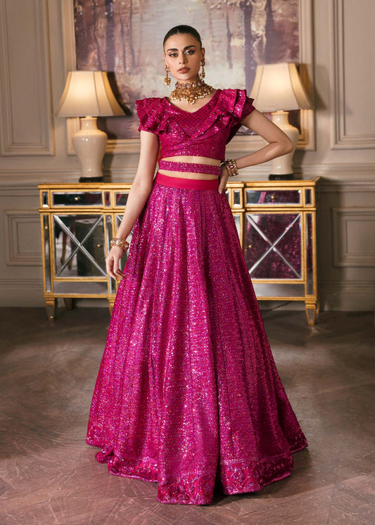 Waqas Shah | Malika - E - Elizabeth | FUCHSIA - Maria Faisal