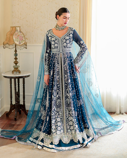 Roheenaz | Whispers of Grace Chiffon | Marcella - Formal Dress - available at Maria Faisal in UK and USA.