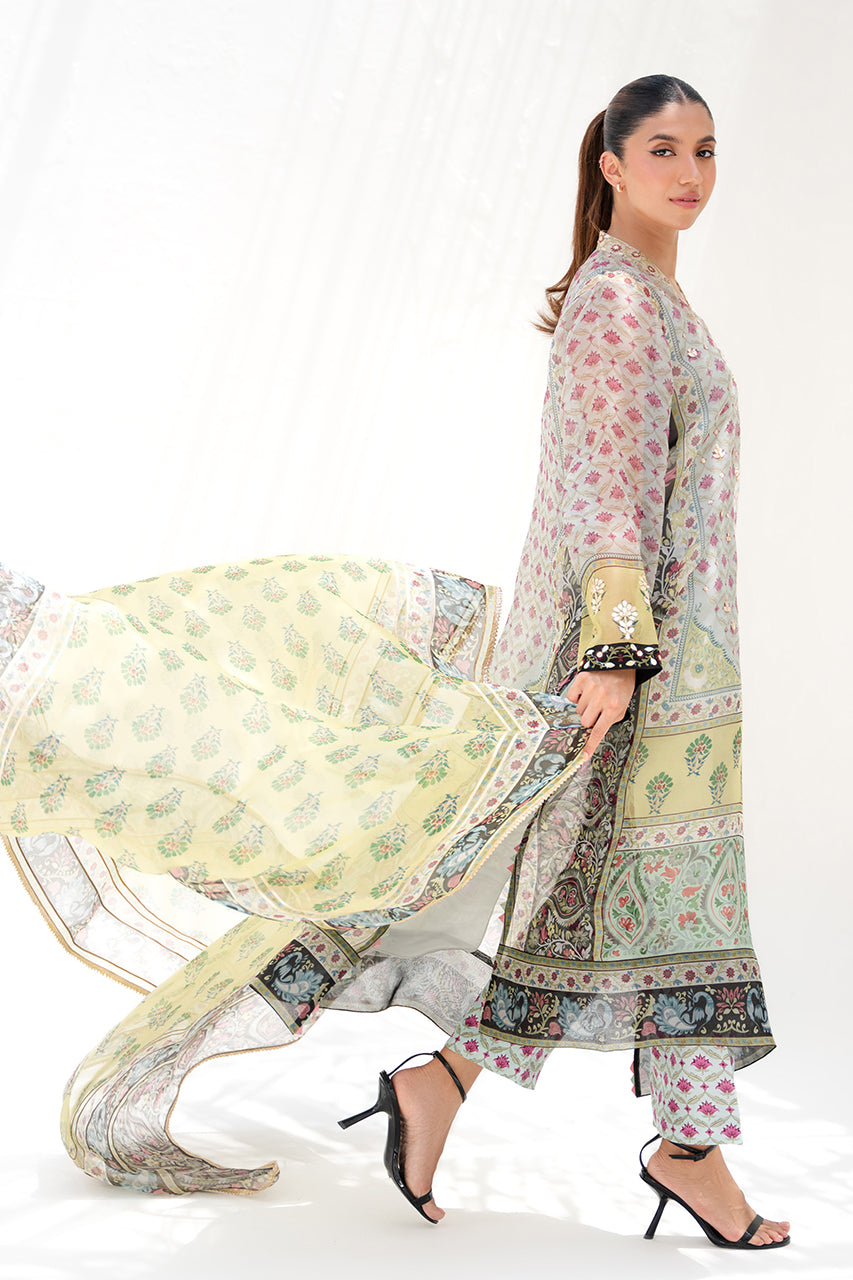 Sania Maskatiya | Summer Festive 26 | Mareeha (A) - Luxury Dress - available at Maria Faisal in UK and USA.