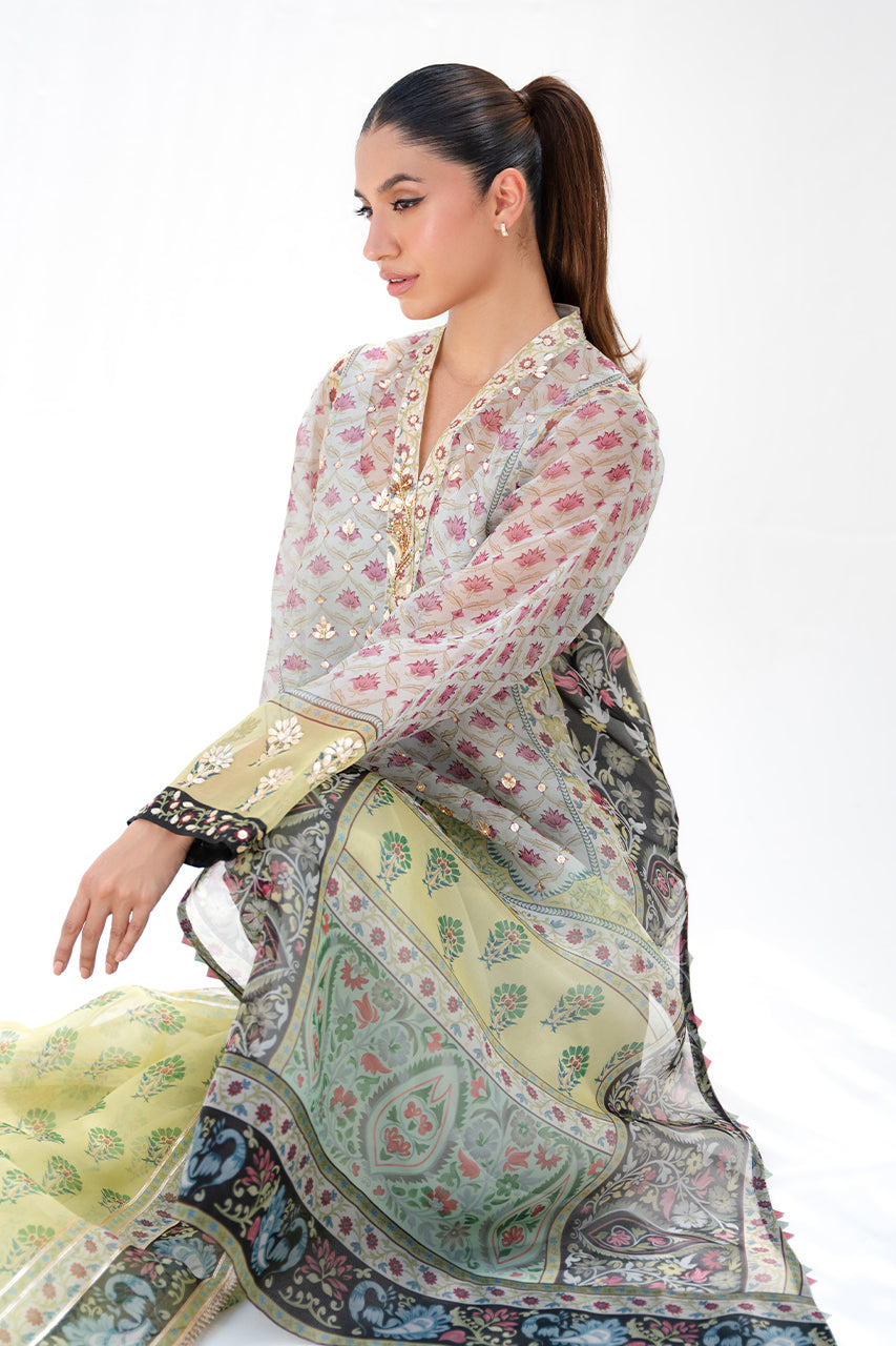 Sania Maskatiya | Summer Festive 26 | Mareeha (A) - Luxury Dress - available at Maria Faisal in UK and USA.