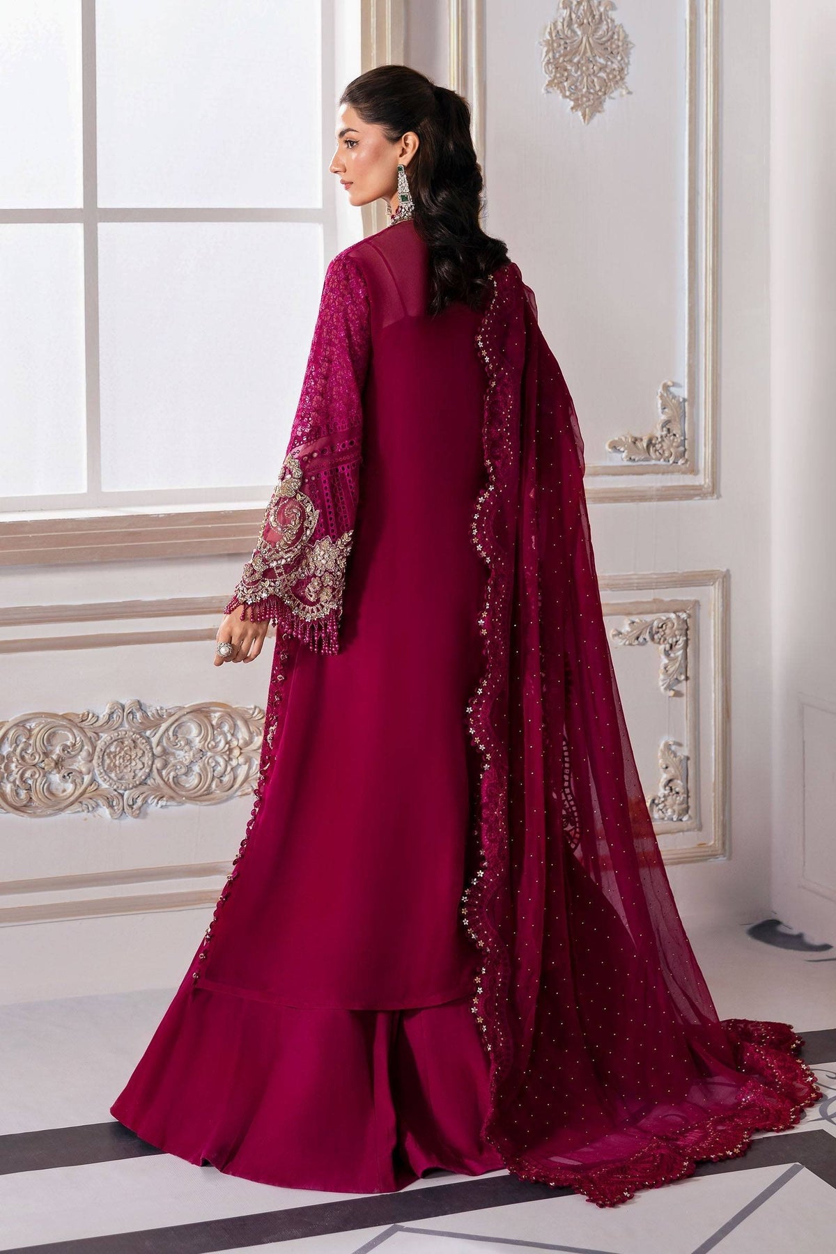 Maria B | Mbroidered 2025 | BD-3003 by Maria Faisal - Registered Vendor of : Maria B - type : Ladies Clothes - 100% original wedding dresses