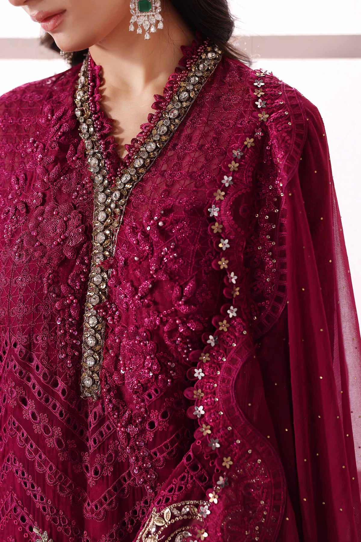 Maria B | Mbroidered 2025 | BD-3003 by Maria Faisal - Registered Vendor of : Maria B - type : Ladies Clothes - 100% original wedding dresses