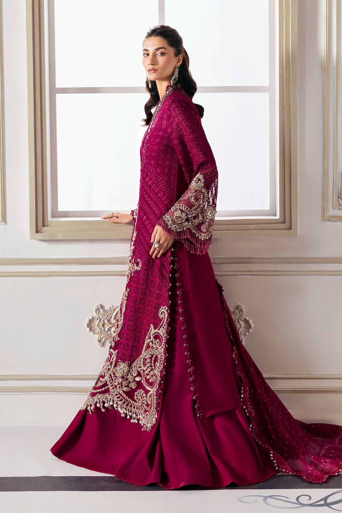 Maria B | Mbroidered 2025 | BD-3003 by Maria Faisal - Registered Vendor of : Maria B - type : Ladies Clothes - 100% original wedding dresses
