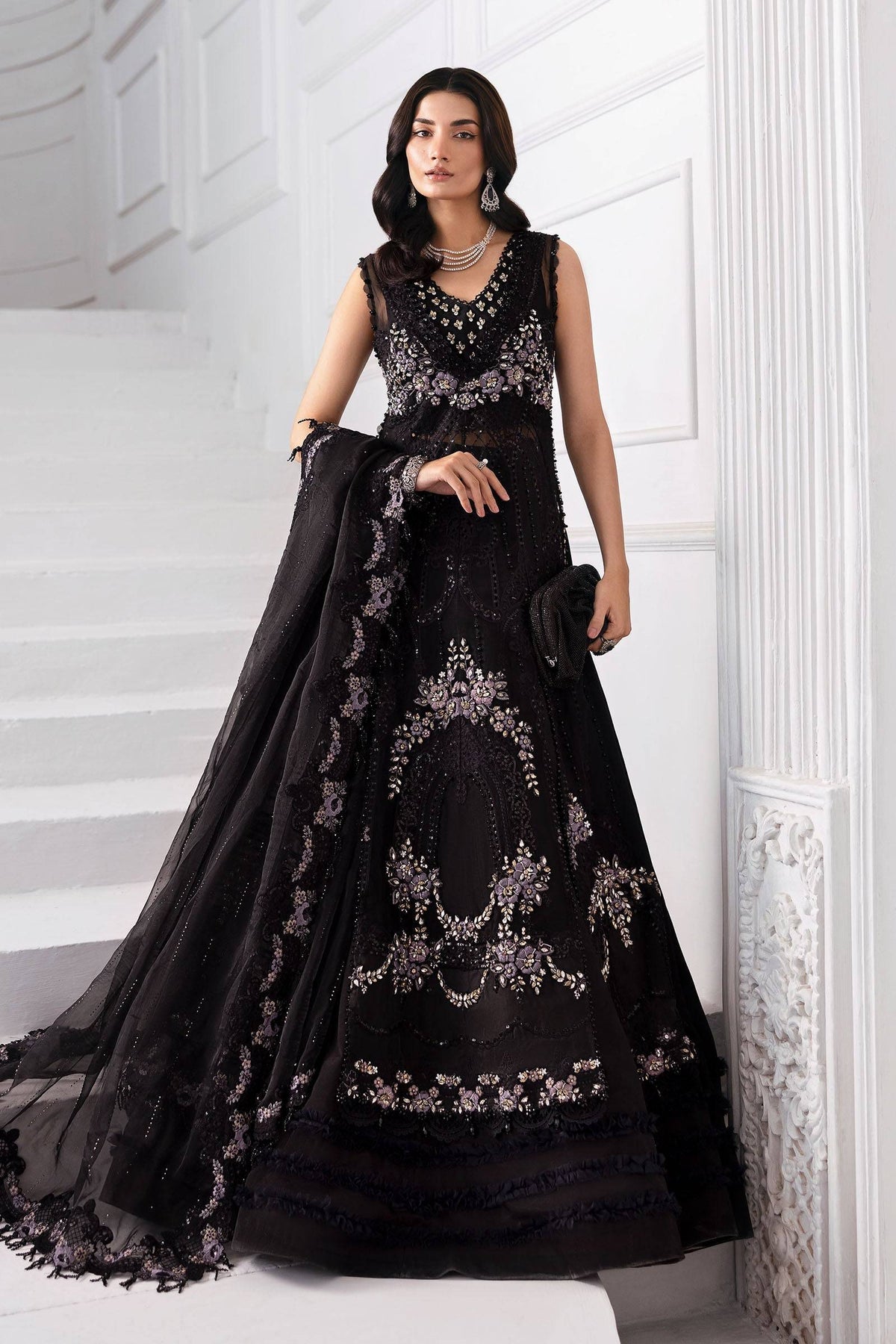 Maria B | Mbroidered 2025 | BD-3004 by Maria Faisal - Registered Vendor of : Maria B - type : Ladies Clothes - 100% original wedding dresses