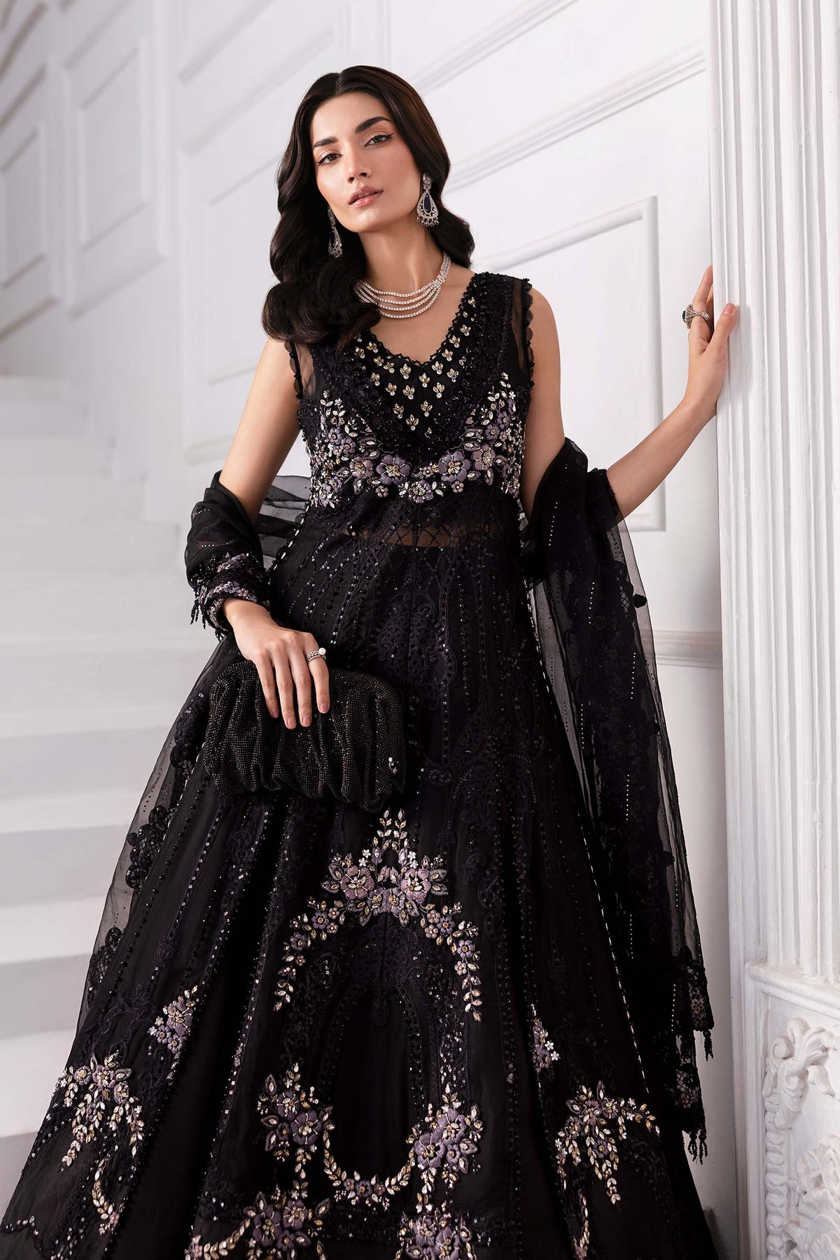 Maria B | Mbroidered 2025 | BD-3004 by Maria Faisal - Registered Vendor of : Maria B - type : Ladies Clothes - 100% original wedding dresses