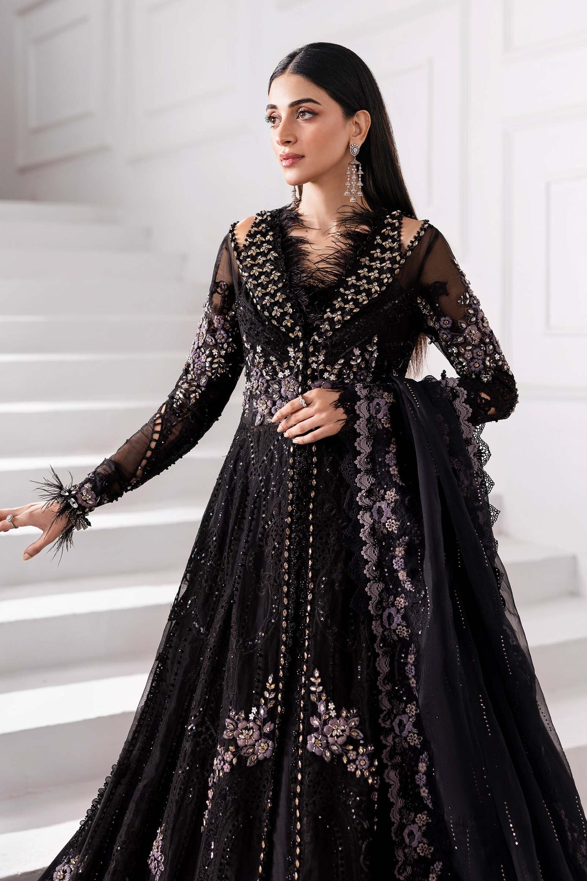 Maria B | Mbroidered 2025 | BD-3004 by Maria Faisal - Registered Vendor of : Maria B - type : Ladies Clothes - 100% original wedding dresses