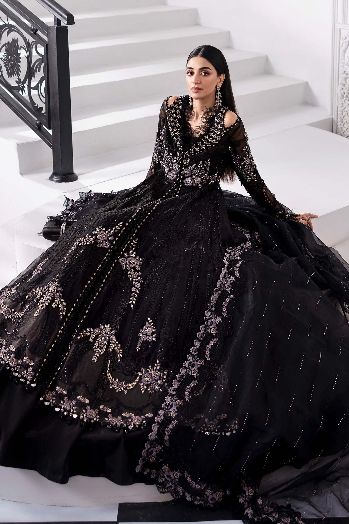 Maria B | Mbroidered 2025 | BD-3004 by Maria Faisal - Registered Vendor of : Maria B - type : Ladies Clothes - 100% original wedding dresses
