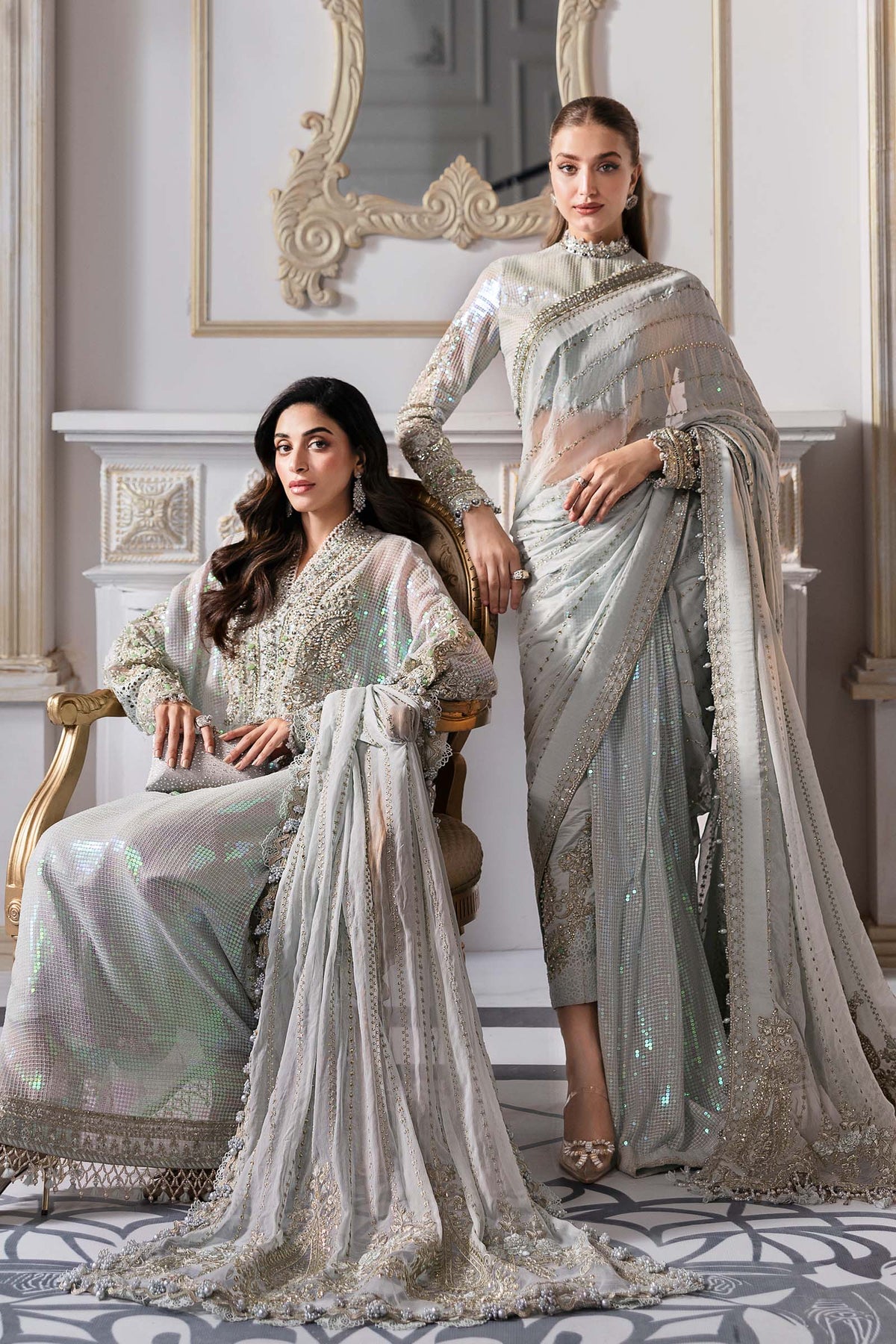 Maria B | Mbroidered 2025 | BD-3005 by Maria Faisal - Registered Vendor of : Maria B - type : Ladies Clothes - 100% original wedding dresses