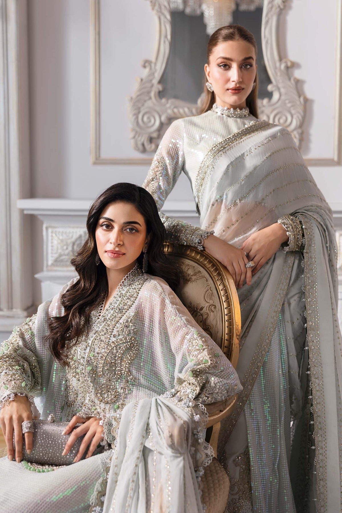Maria B | Mbroidered 2025 | BD-3005 by Maria Faisal - Registered Vendor of : Maria B - type : Ladies Clothes - 100% original wedding dresses