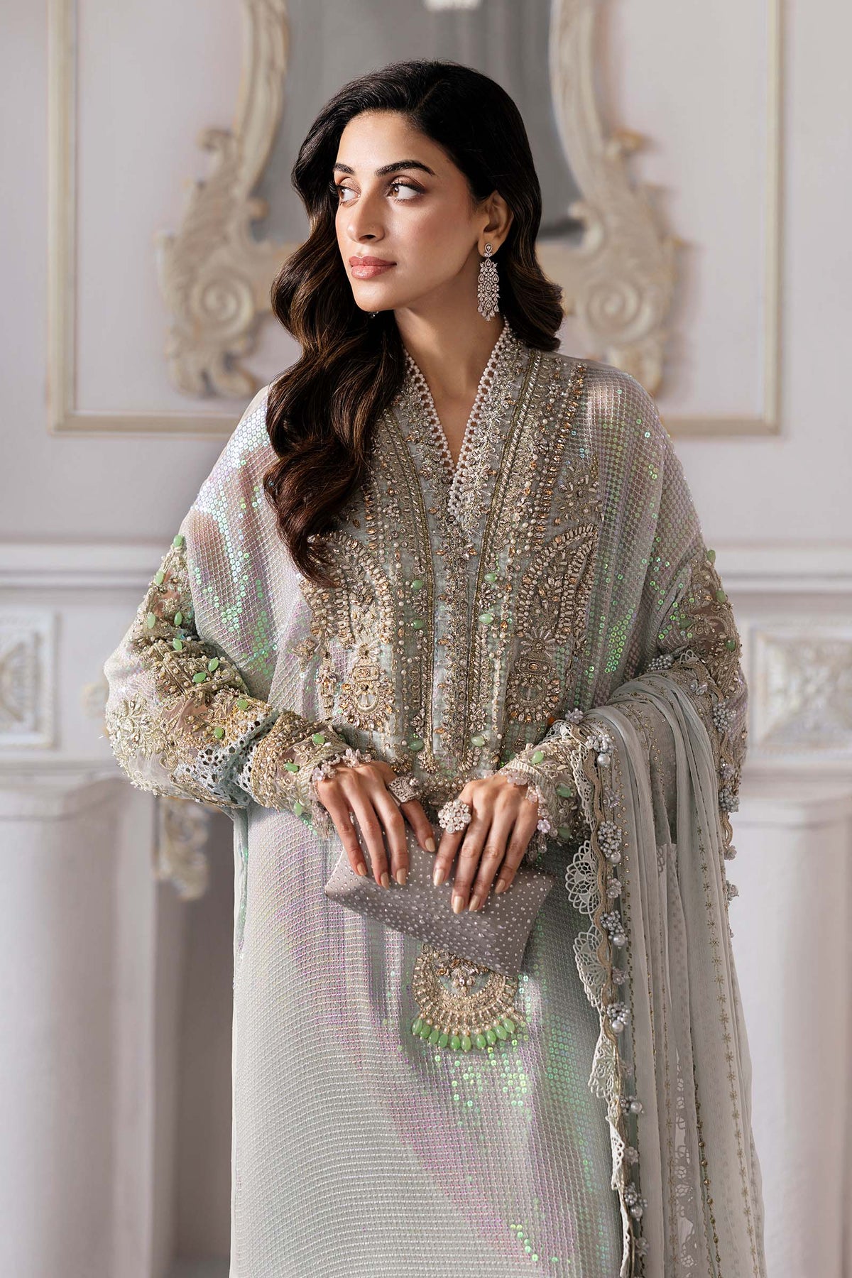 Maria B | Mbroidered 2025 | BD-3005 by Maria Faisal - Registered Vendor of : Maria B - type : Ladies Clothes - 100% original wedding dresses