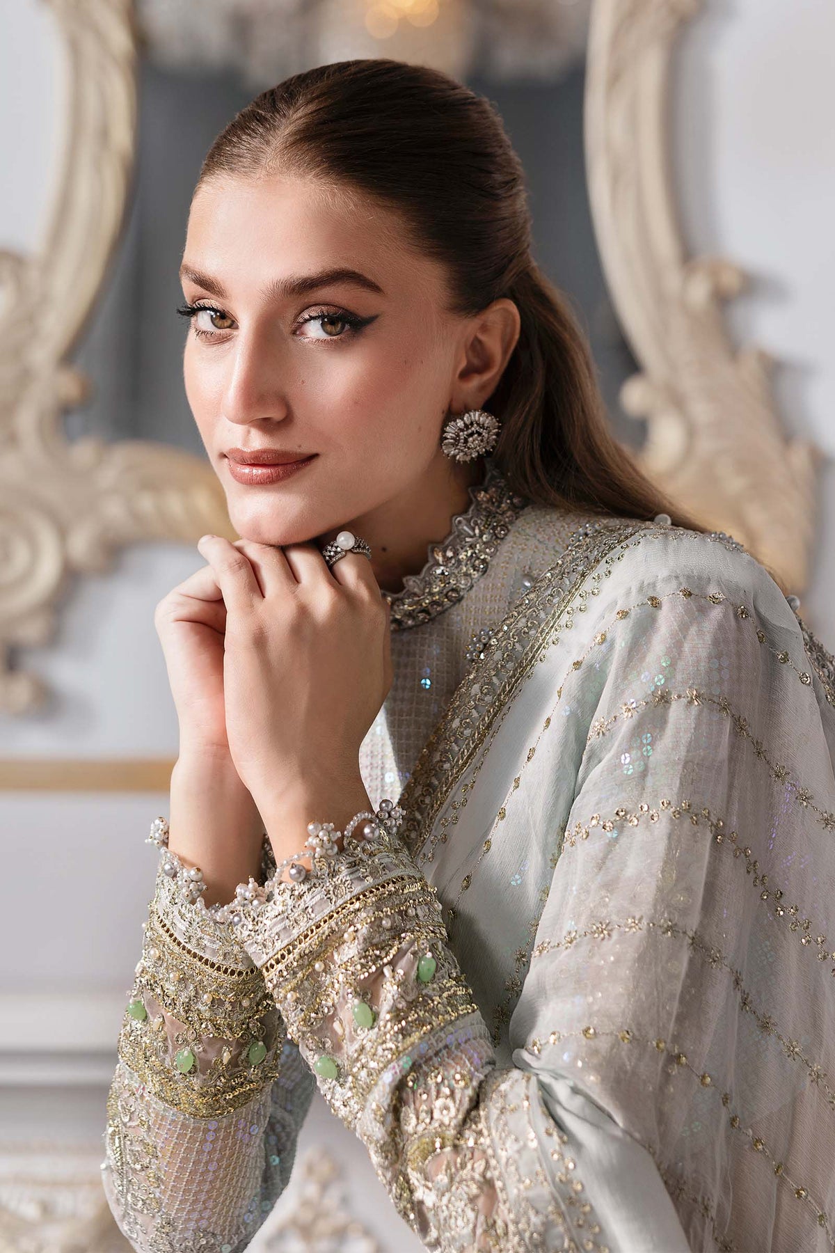Maria B | Mbroidered 2025 | BD-3005 by Maria Faisal - Registered Vendor of : Maria B - type : Ladies Clothes - 100% original wedding dresses