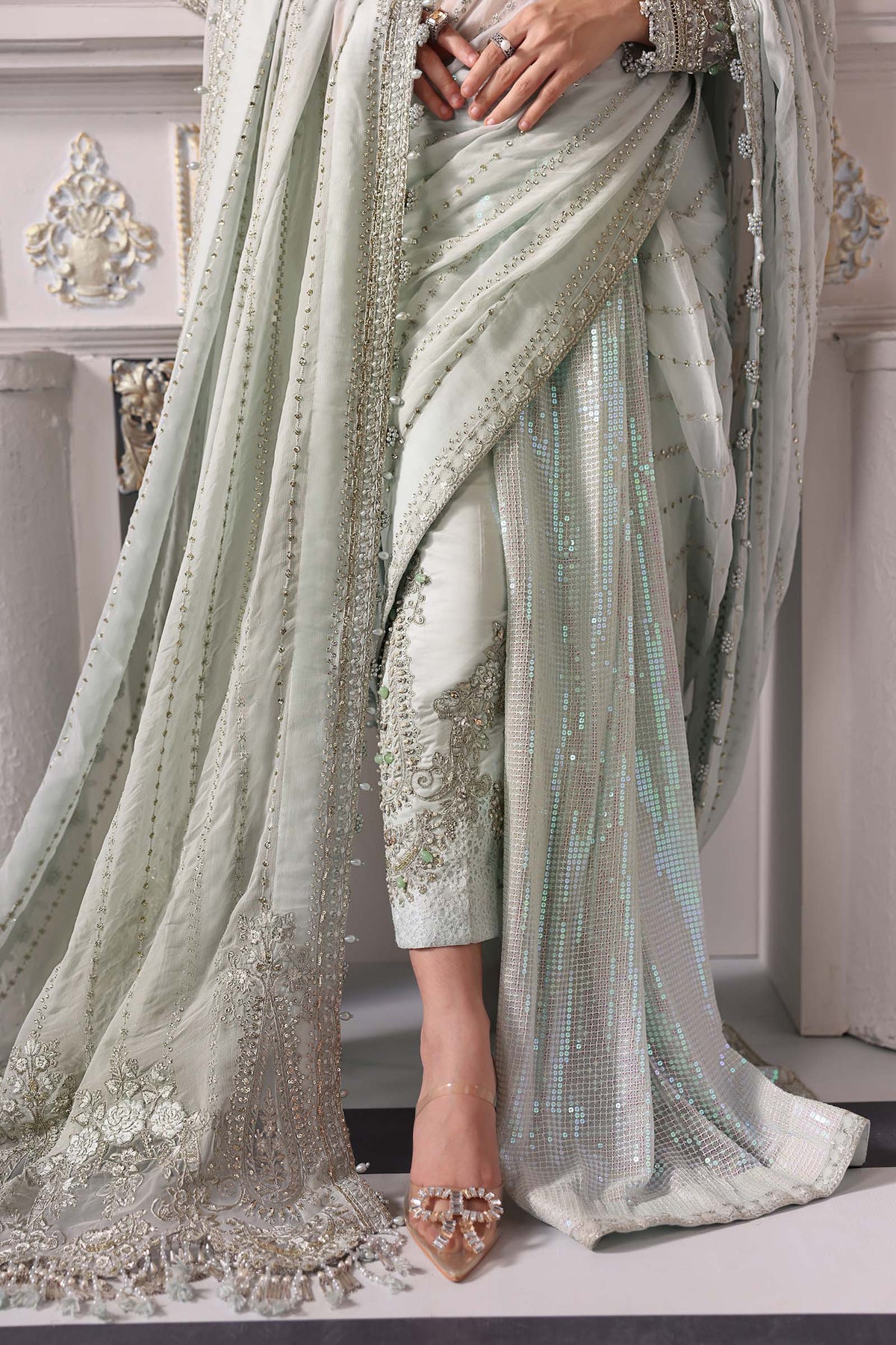 Maria B | Mbroidered 2025 | BD-3005 by Maria Faisal - Registered Vendor of : Maria B - type : Ladies Clothes - 100% original wedding dresses