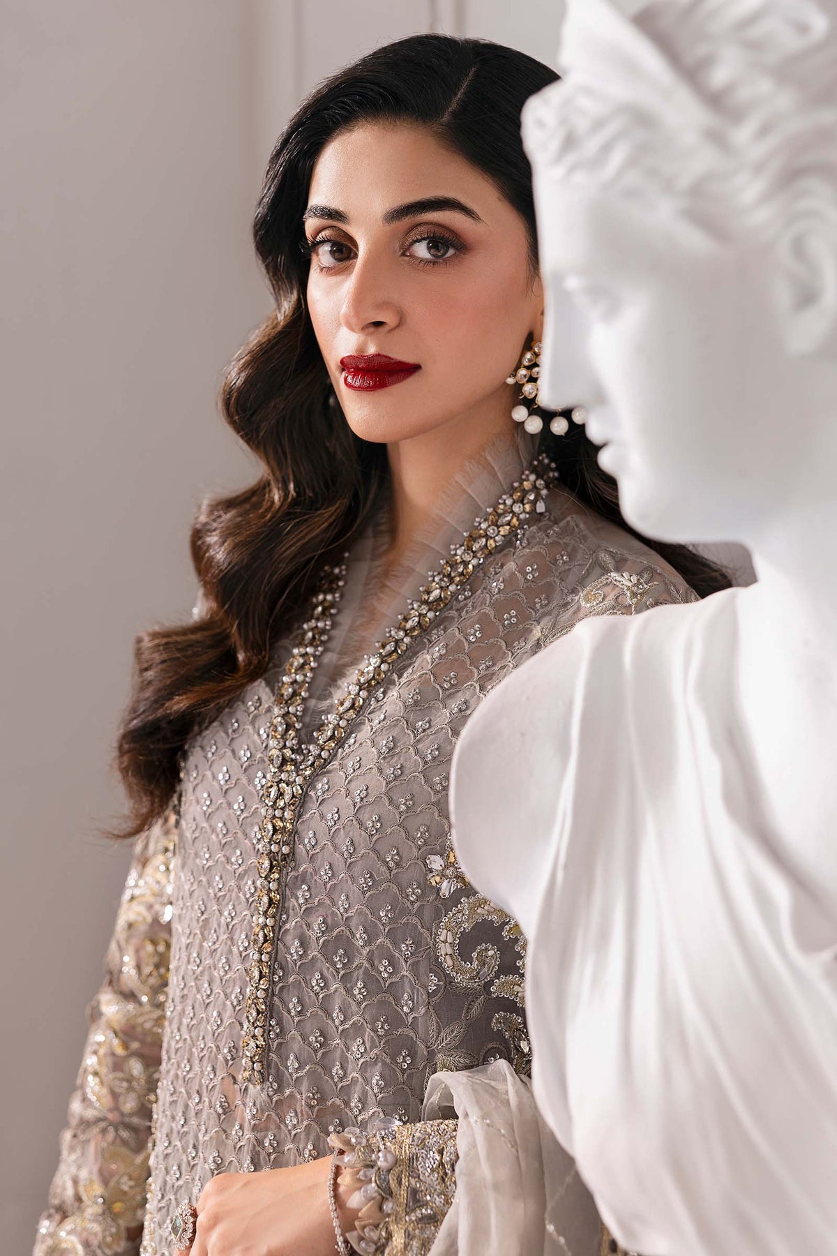 Maria B | Mbroidered 2025 | BD-3006 by Maria Faisal - Registered Vendor of : Maria B - type : Ladies Clothes - 100% original wedding dresses