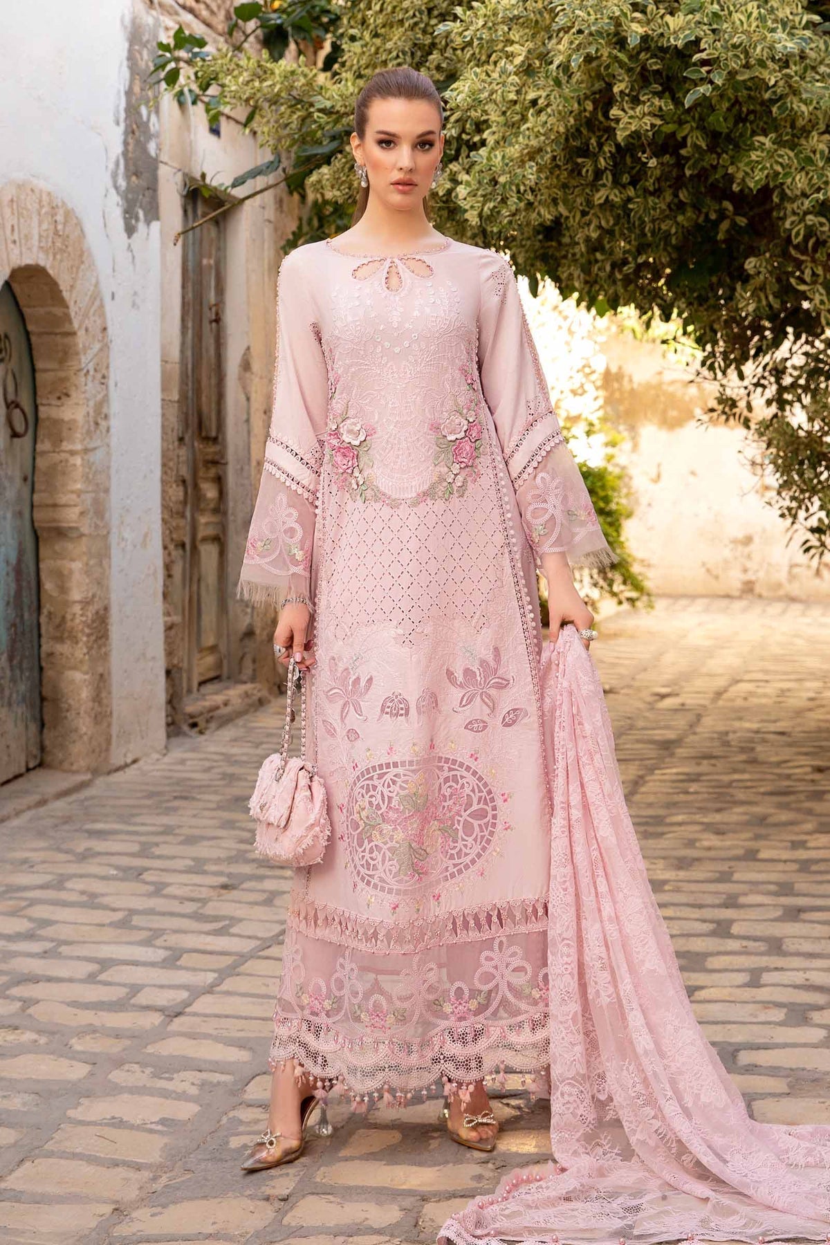 Maria B | Voyage a' Luxe Lawn | D-2411-A - Ladies Clothes - Maria Faisal