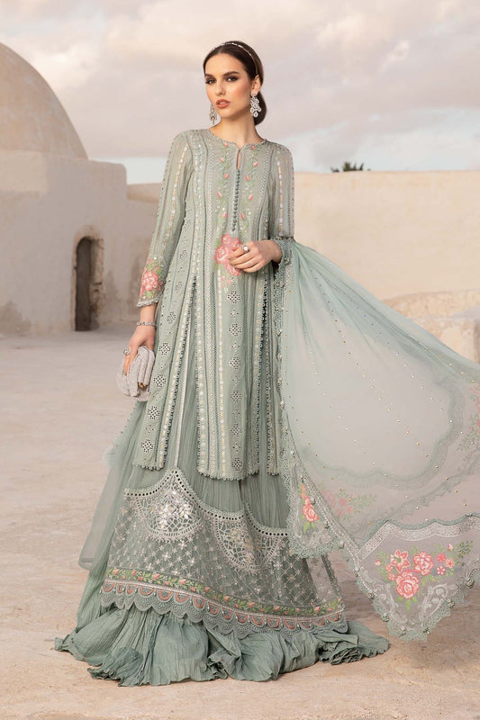 Maria B | Voyage a' Luxe Lawn | D-2412-B - Ladies Clothes - Maria Faisal
