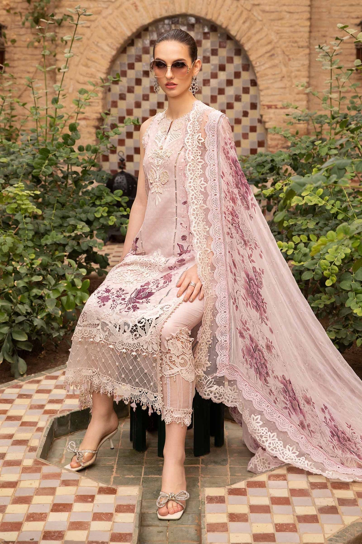 Maria B | Voyage a' Luxe Lawn | D-2414-A - Ladies Clothes - Maria Faisal