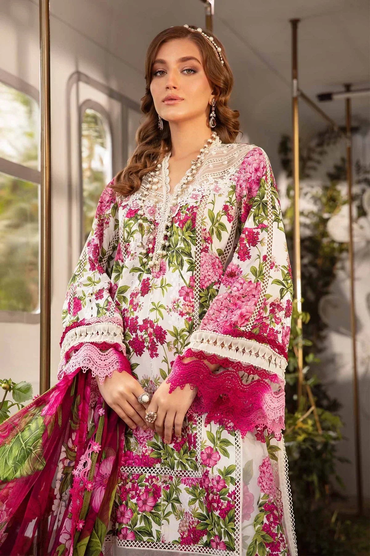 Maria B | M Prints Spring 24 | MPT-2102-A - Ladies Clothes - Maria Faisal