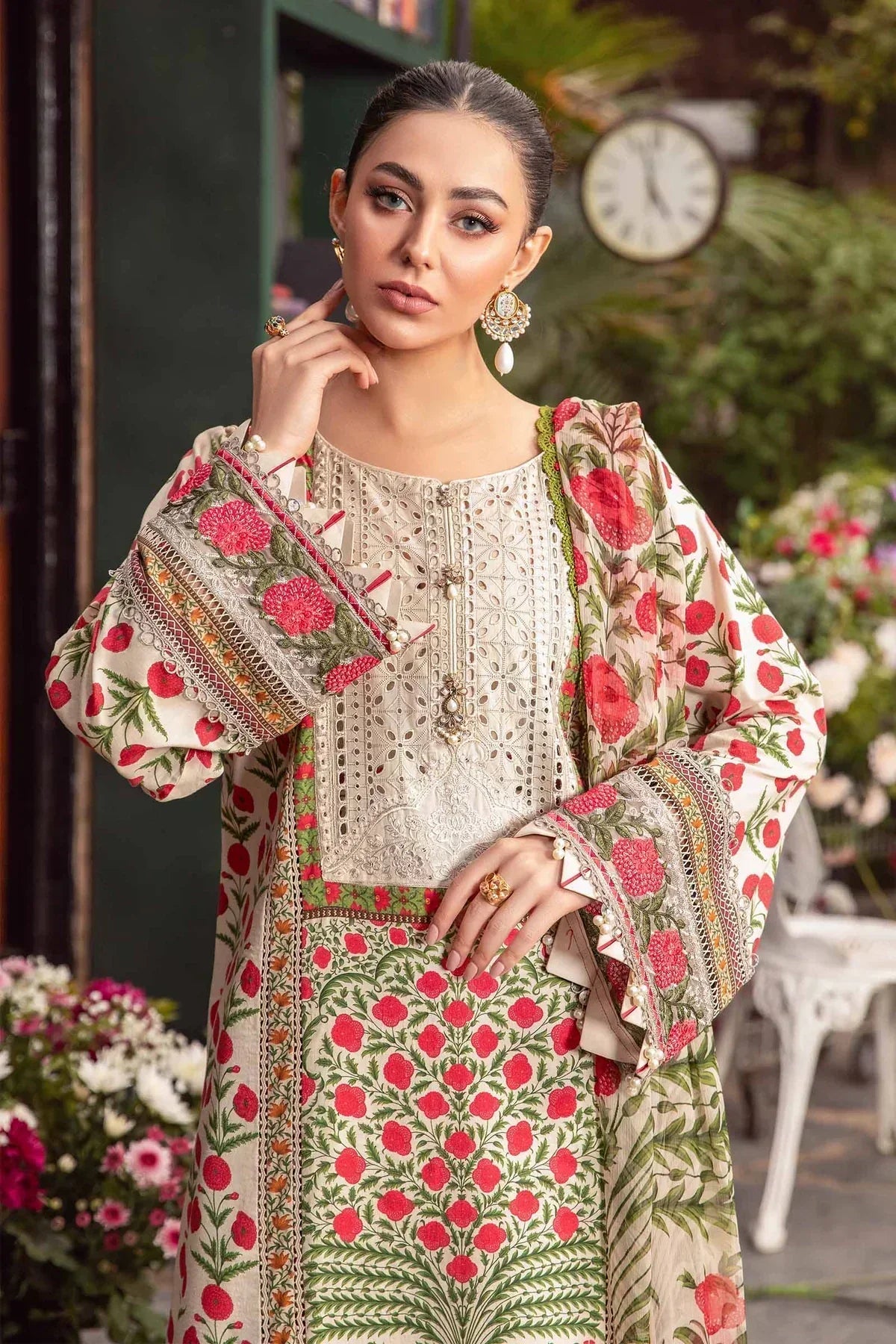 Maria B | M Prints Spring 24 | MPT-2114-A - Ladies Clothes - Maria Faisal