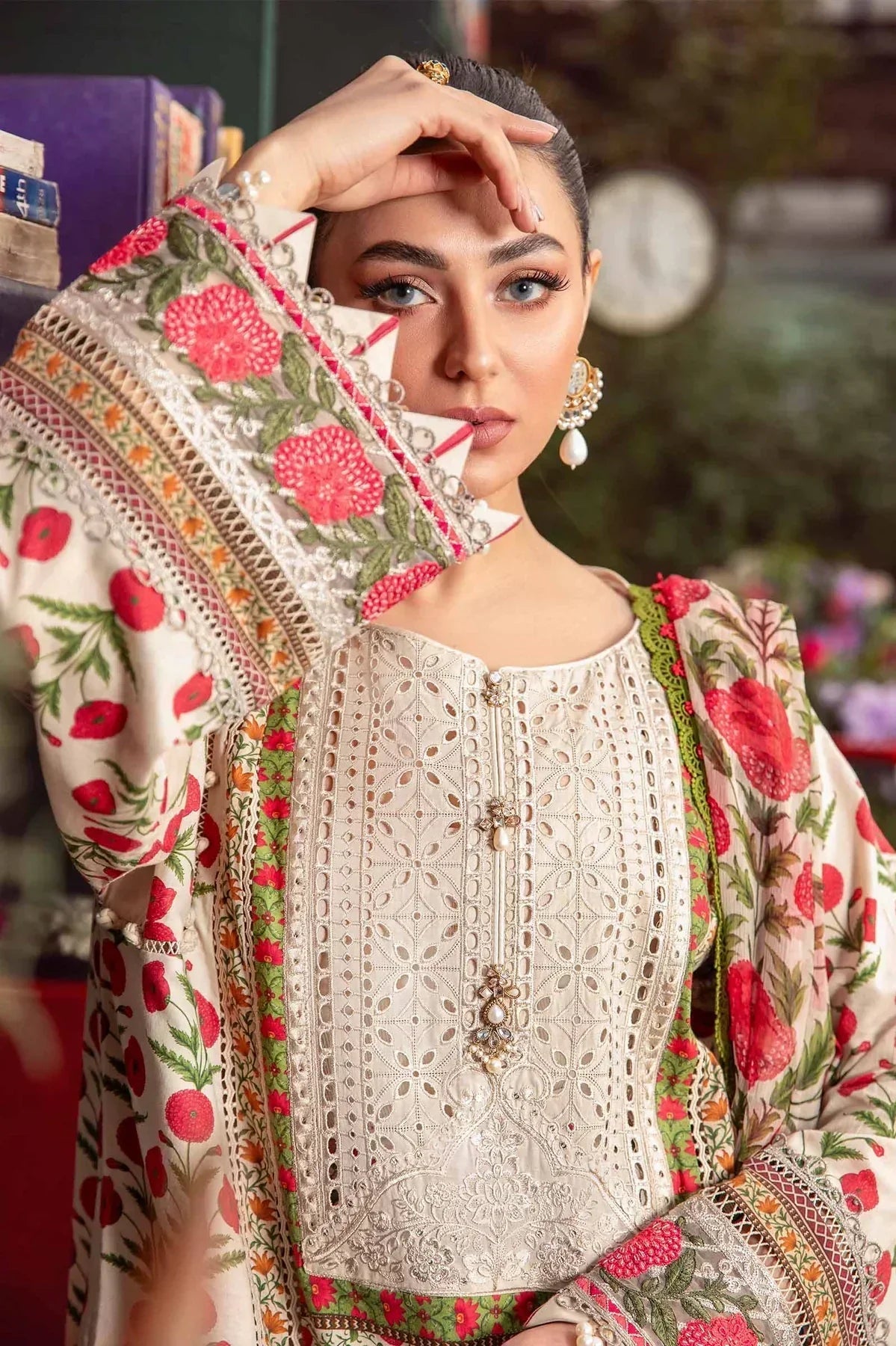 Maria B | M Prints Spring 24 | MPT-2114-A - Ladies Clothes - Maria Faisal