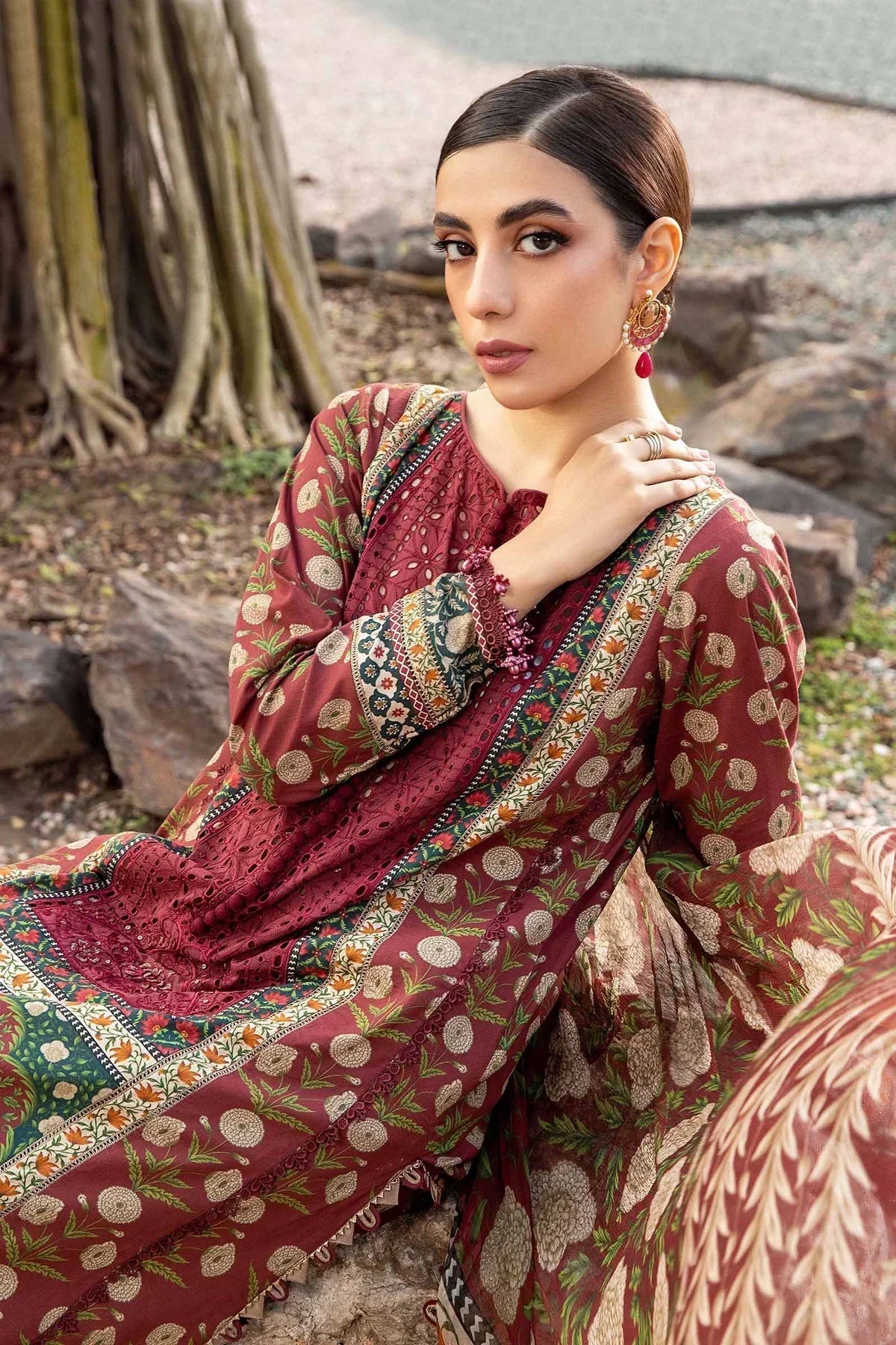 Maria B | M Prints Spring 24 | MPT-2114-B - Ladies Clothes - Maria Faisal