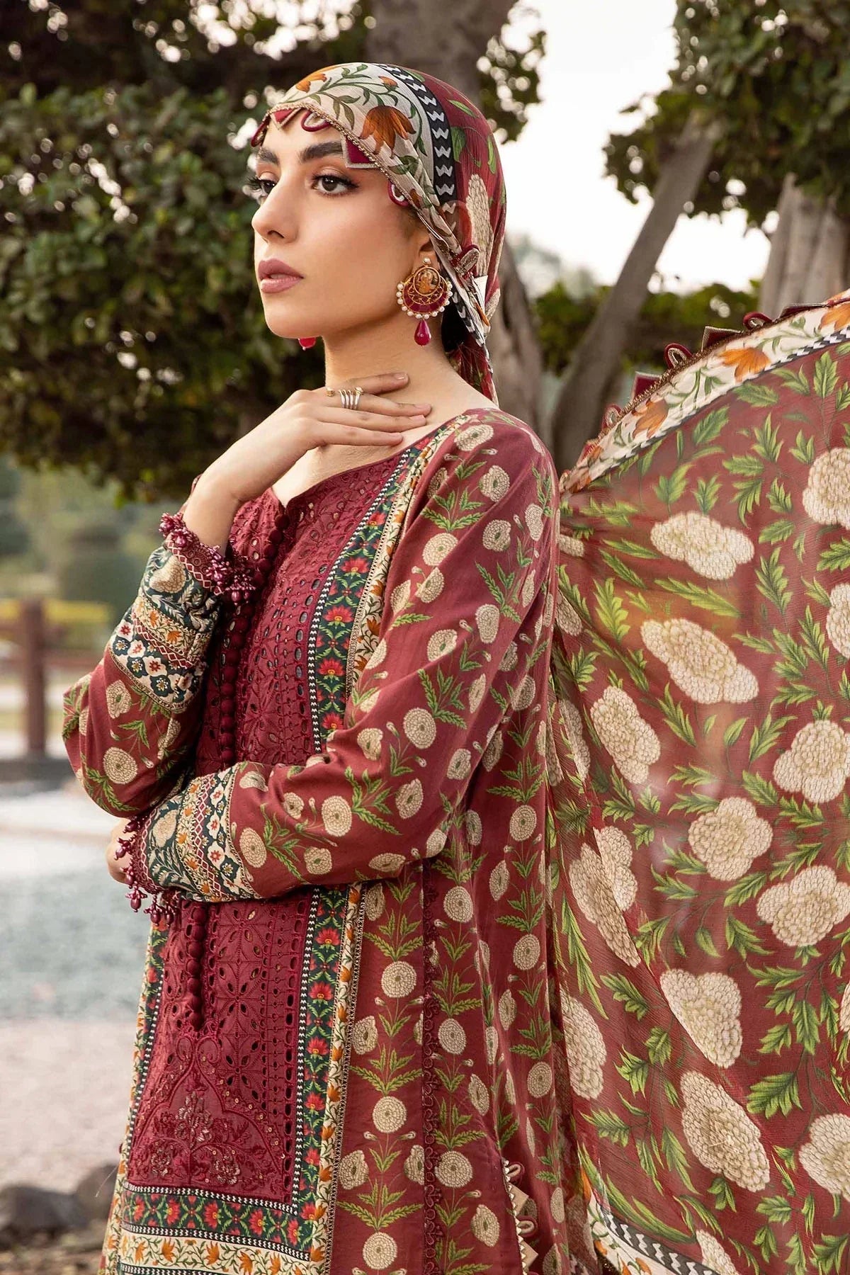 Maria B | M Prints Spring 24 | MPT-2114-B - Ladies Clothes - Maria Faisal