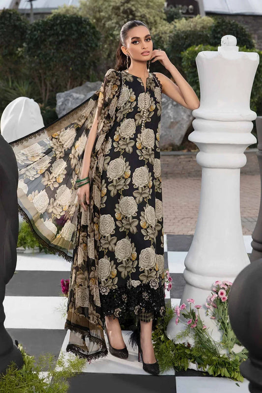 Maria B | M Prints Spring 24 | MPT-2103-B - Ladies Clothes - Maria Faisal