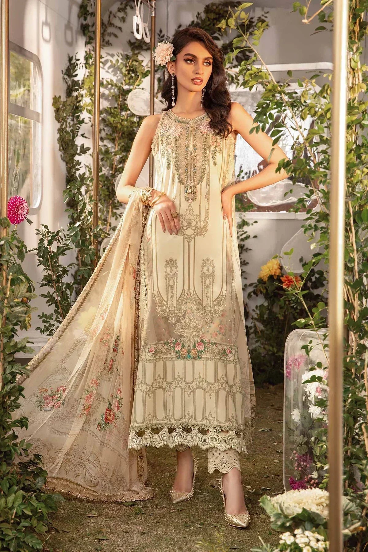 Maria B | M Prints Spring 24 | MPT-2104-A - Ladies Clothes - Maria Faisal
