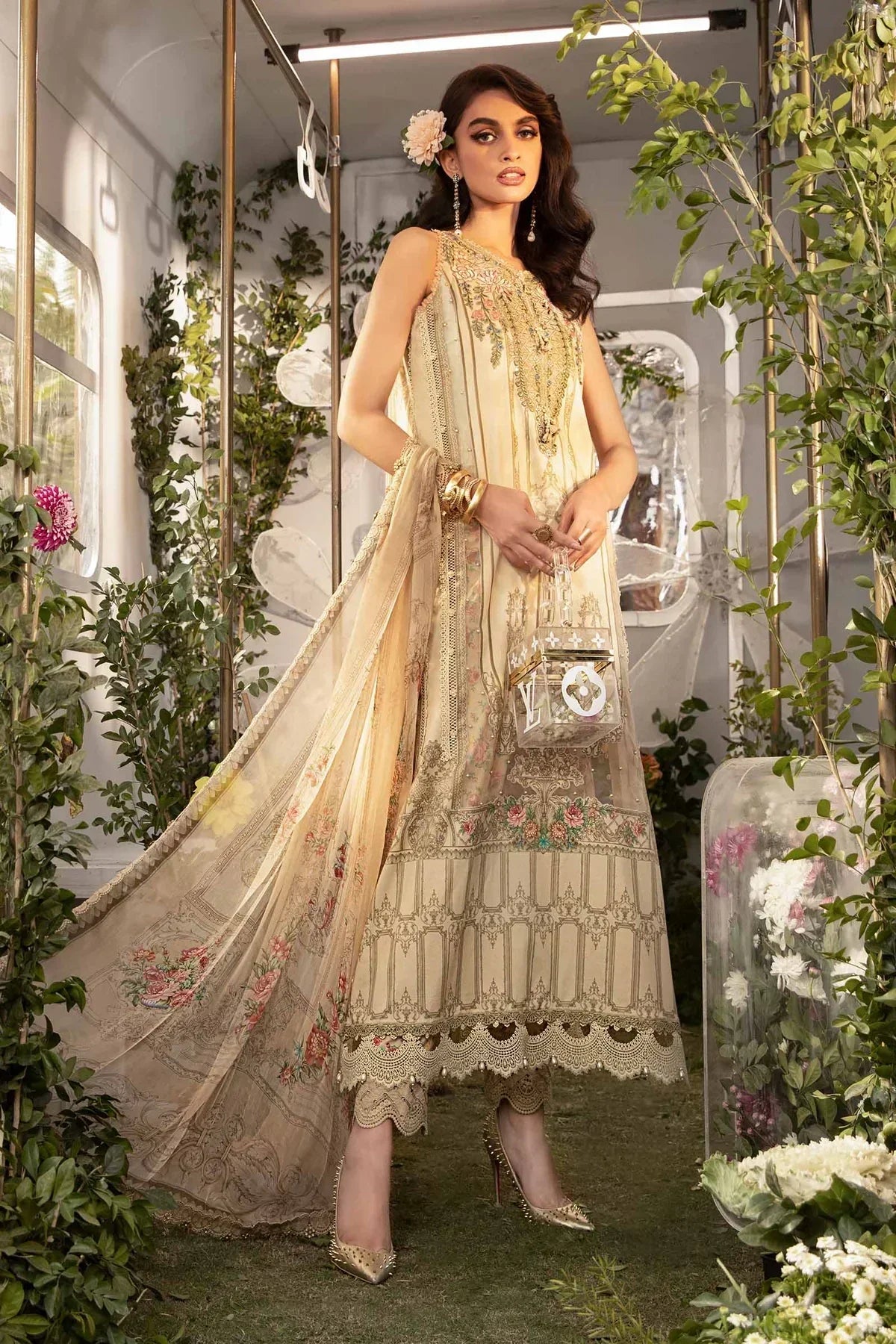 Maria B | M Prints Spring 24 | MPT-2104-A - Ladies Clothes - Maria Faisal