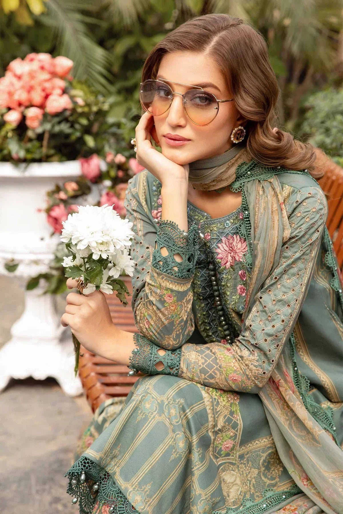 Maria B | M Prints Spring 24 | MPT-2104-B - Ladies Clothes - Maria Faisal