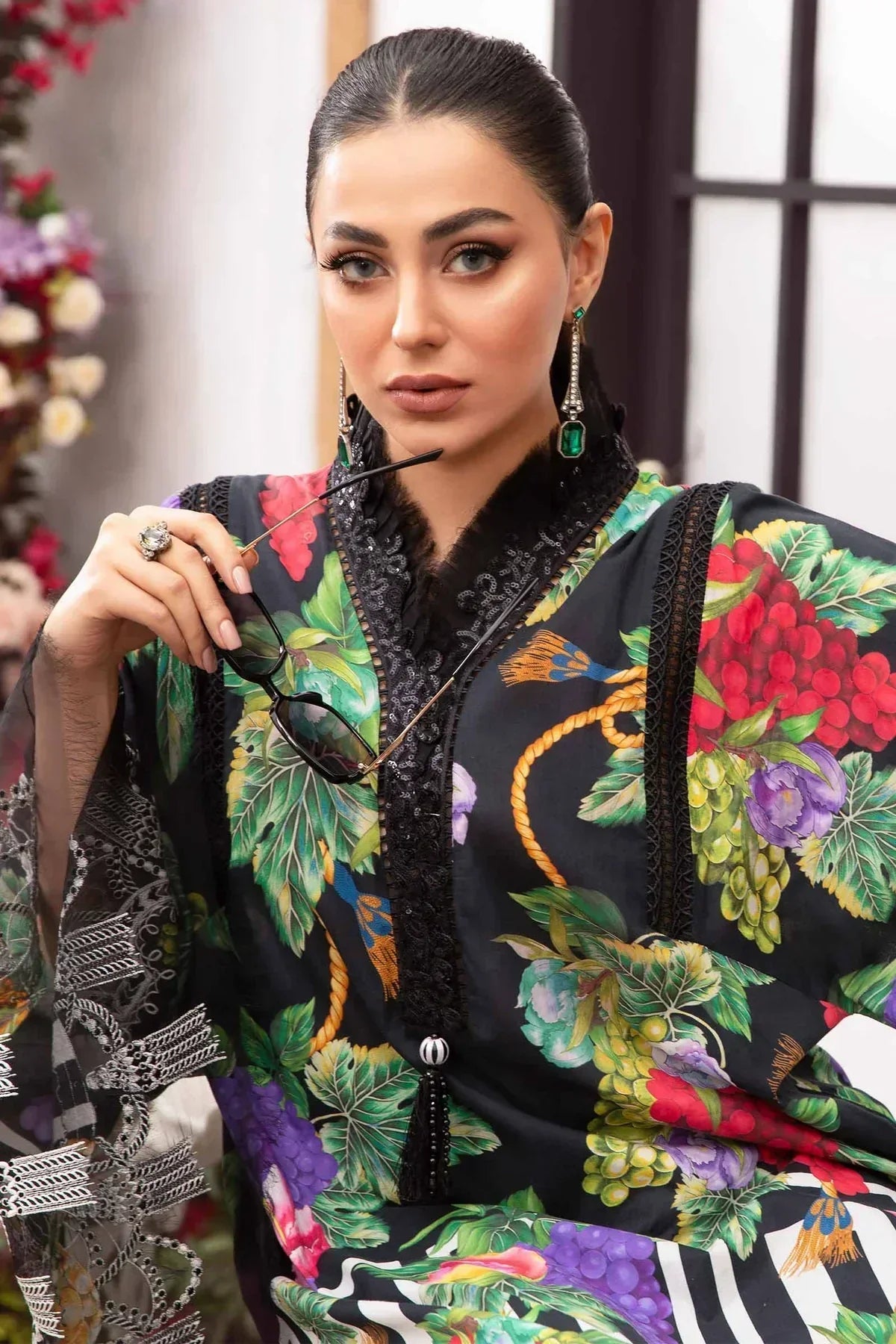 Maria B | M Prints Spring 24 | MPT-2108-B - Ladies Clothes - Maria Faisal