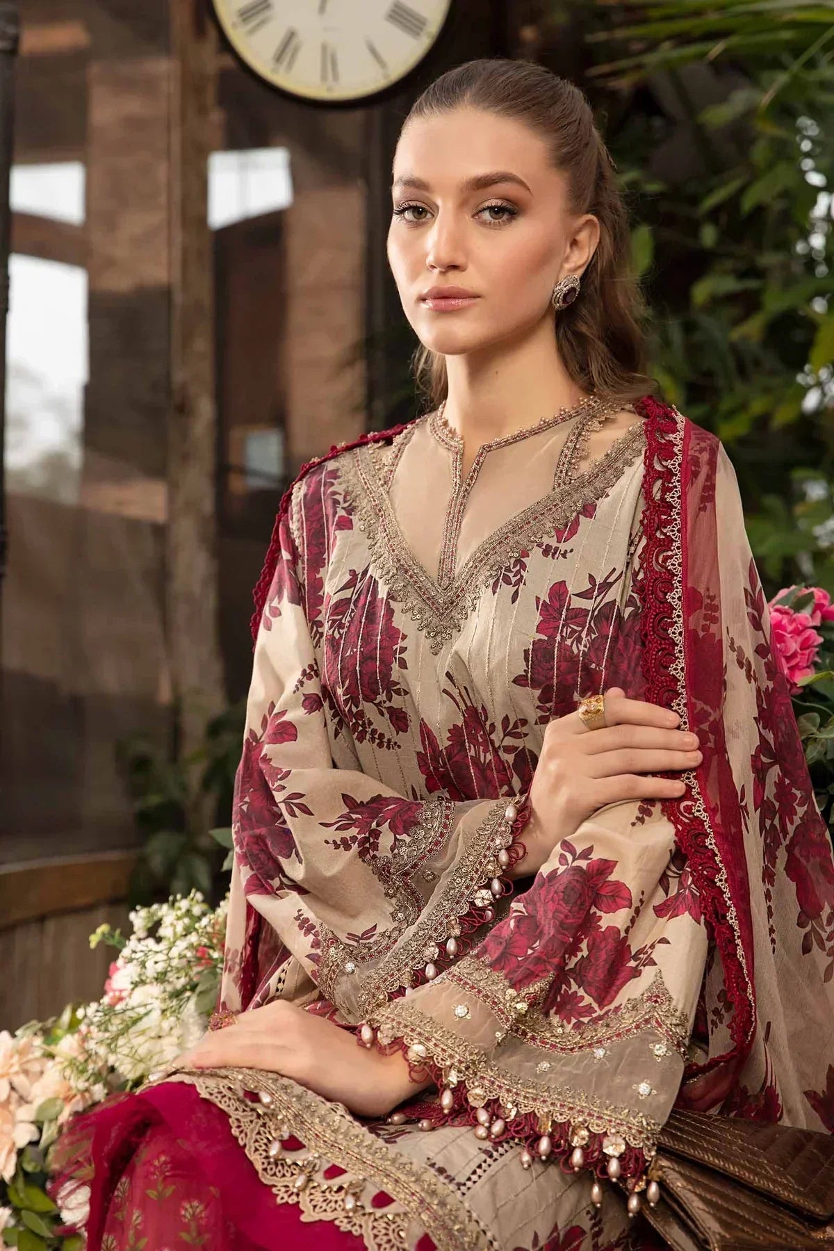 Maria B | M Prints Spring 24 | MPT-2110-A - Ladies Clothes - Maria Faisal