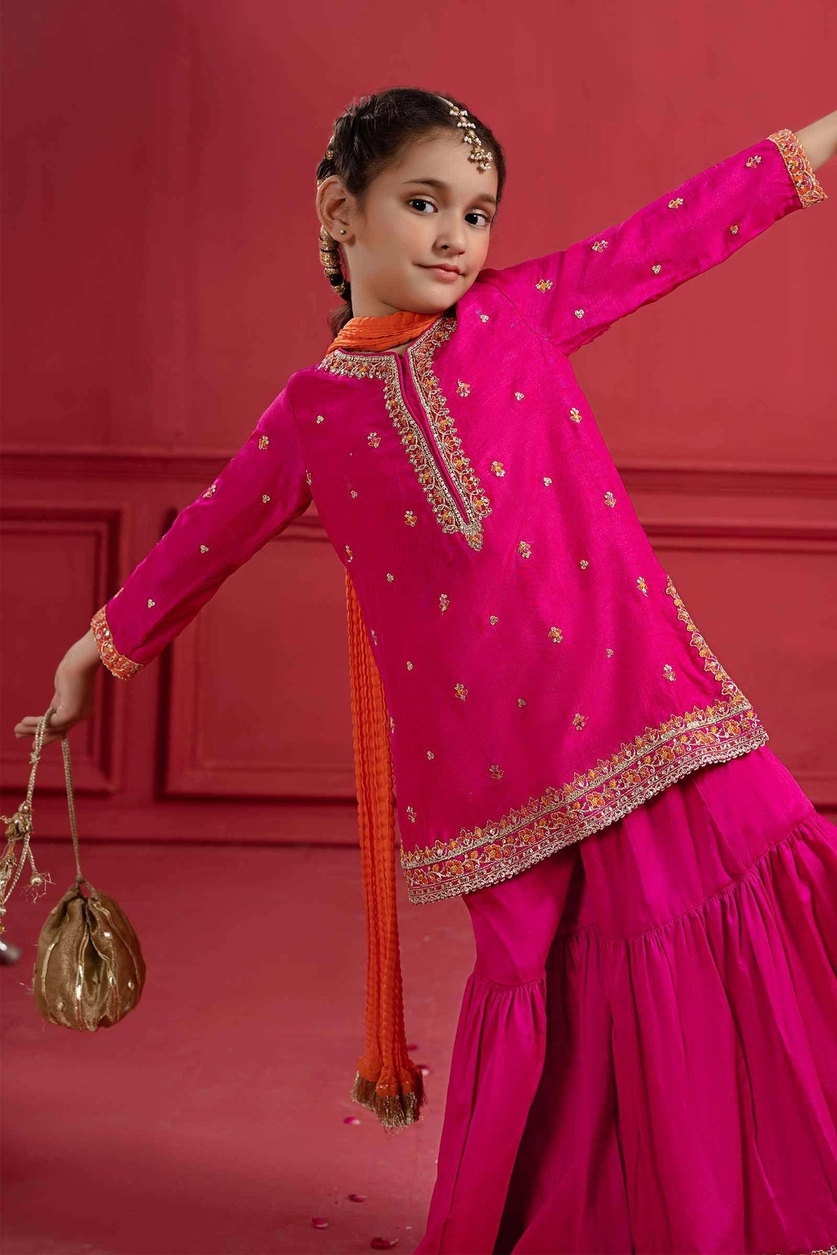 Maria B | Girls Eid Collection | MKS-W23-26 - Maria Faisal