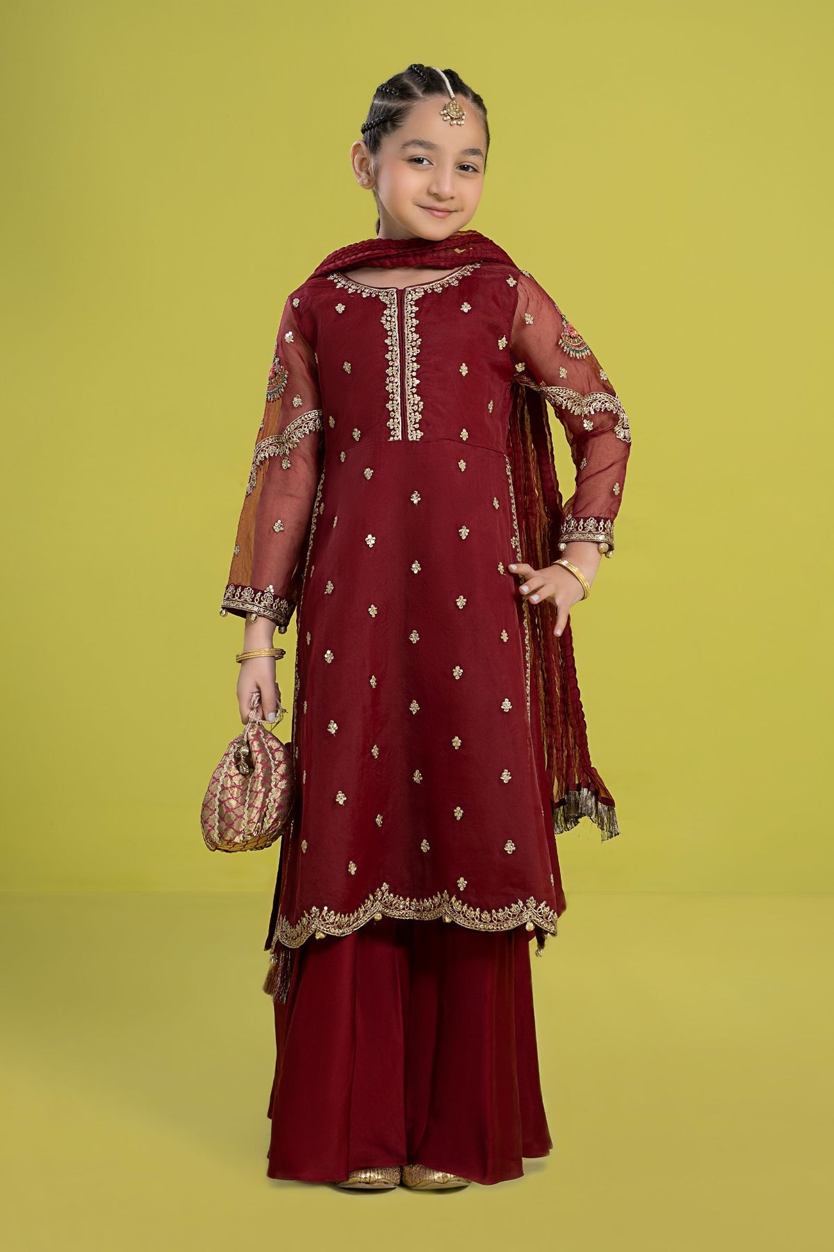 Maria B | Girls Eid Collection | MKS-EF24-23 - Maria Faisal