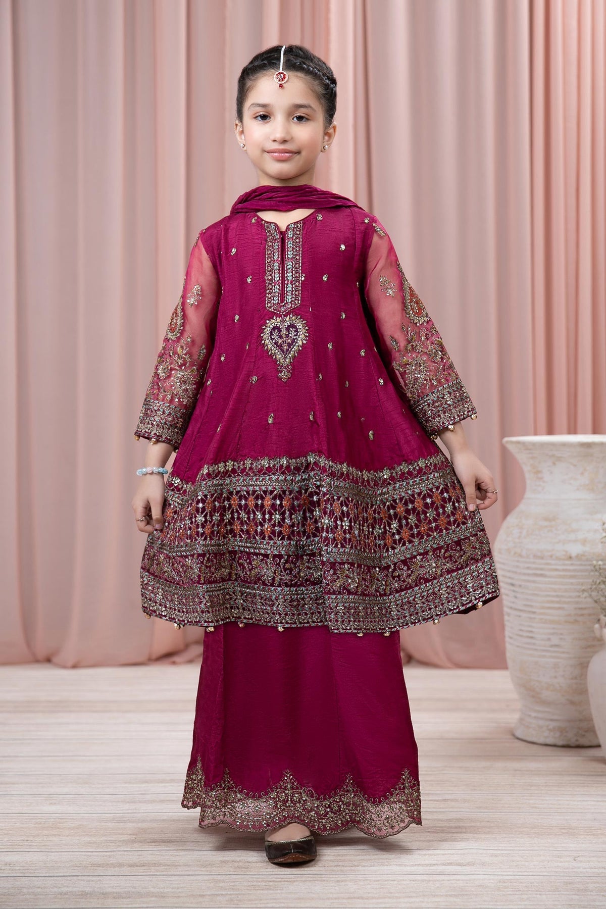 Maria B | Girls Eid Collection | MKS-EF24-46 - Maria Faisal