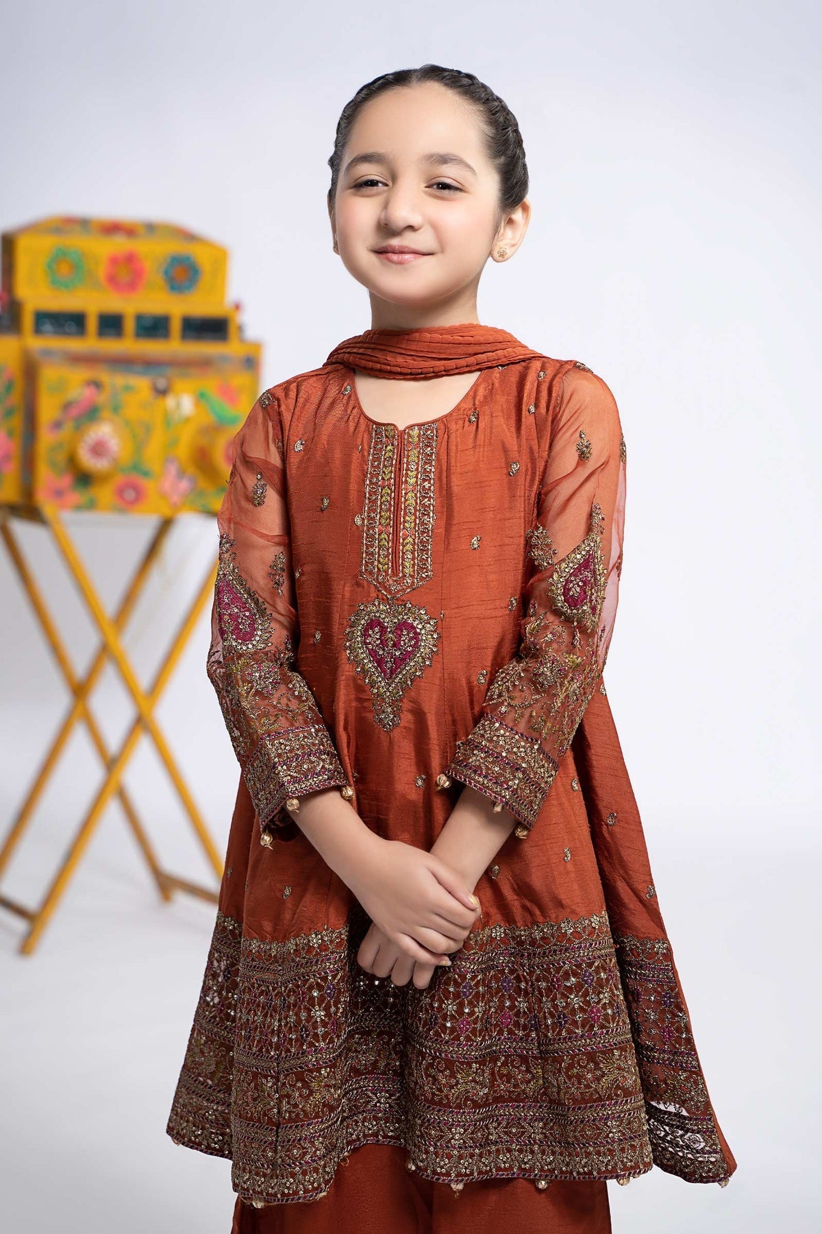Maria B | Girls Eid Collection | MKS-EF24-46 - Maria Faisal