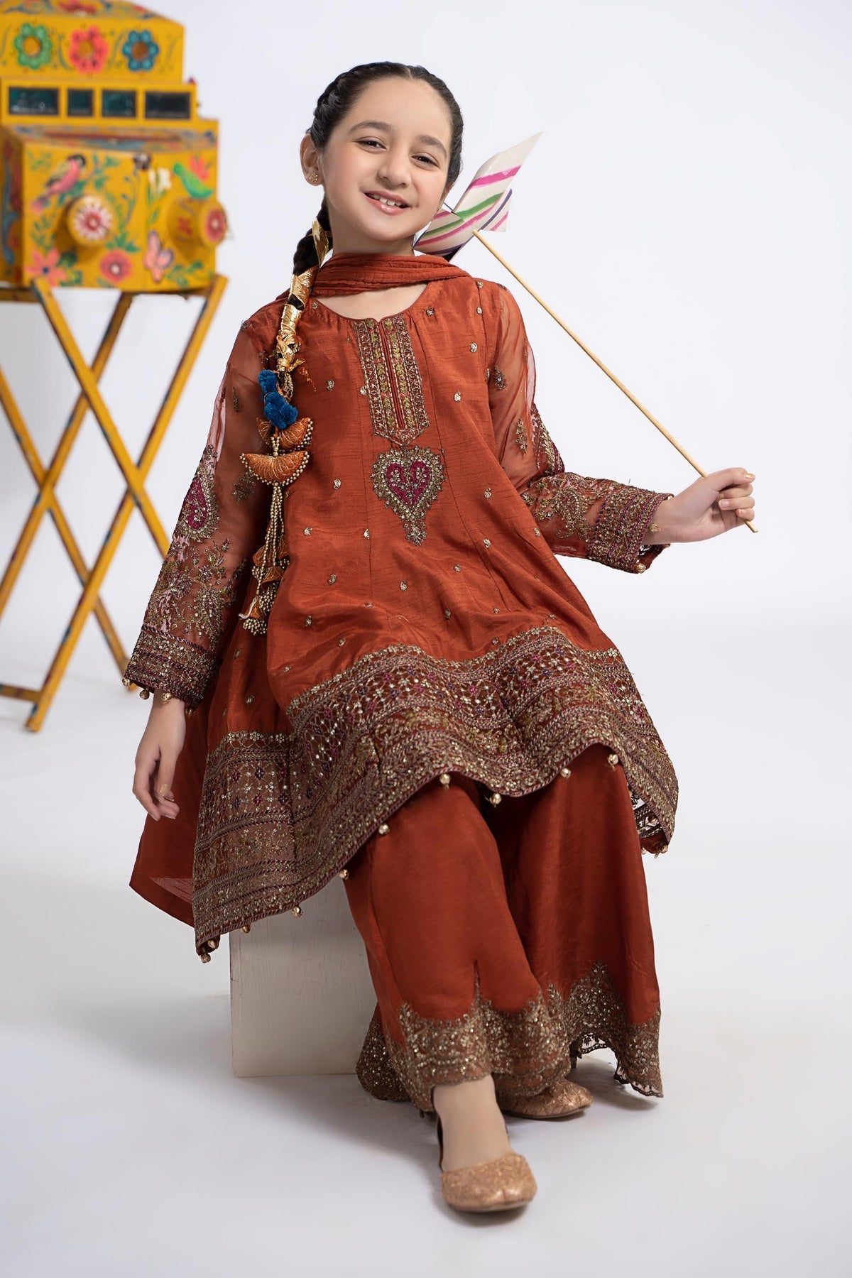 Maria B | Girls Eid Collection | MKS-EF24-46 - Maria Faisal