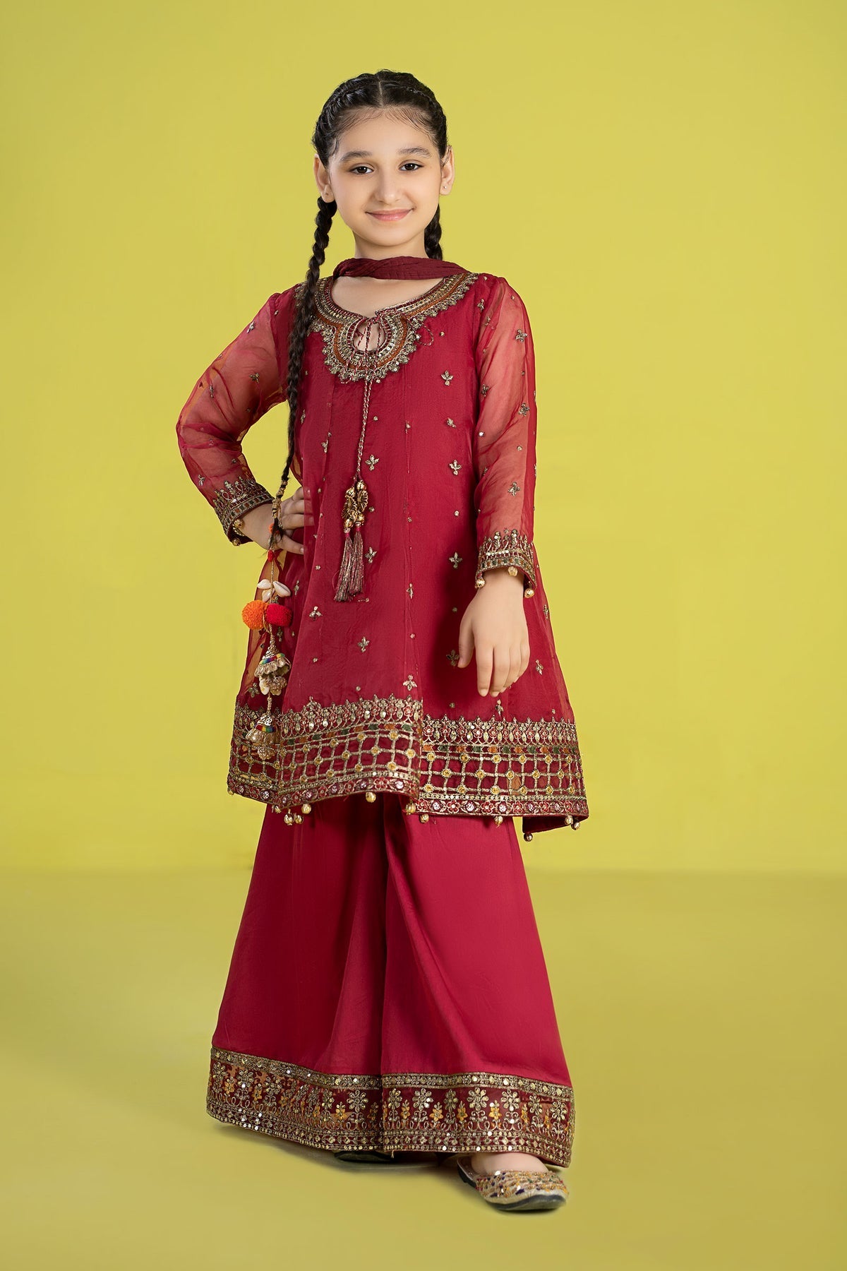 Maria B | Girls Eid Collection | MKS-EF24-16 - Maria Faisal