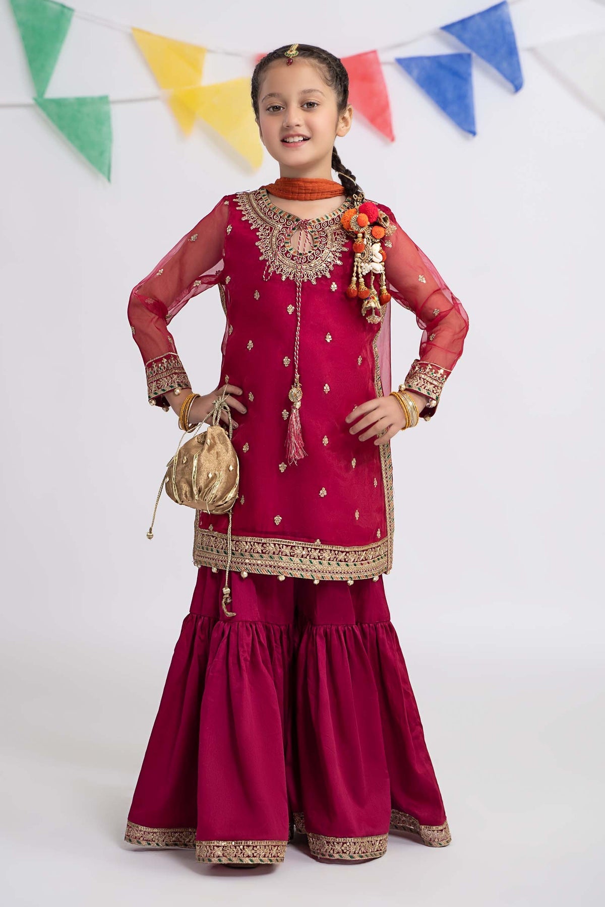 Maria B | Girls Eid Collection | KS-EF24-12 - Maria Faisal