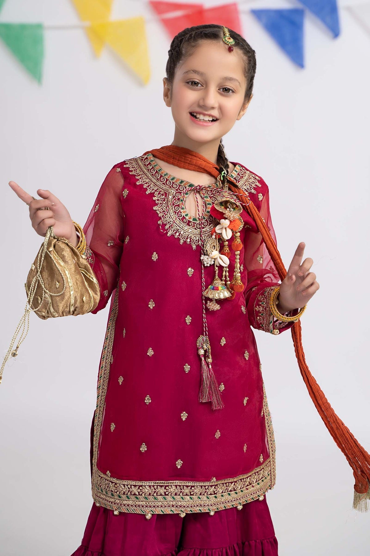 Maria B | Girls Eid Collection | KS-EF24-12 - Maria Faisal