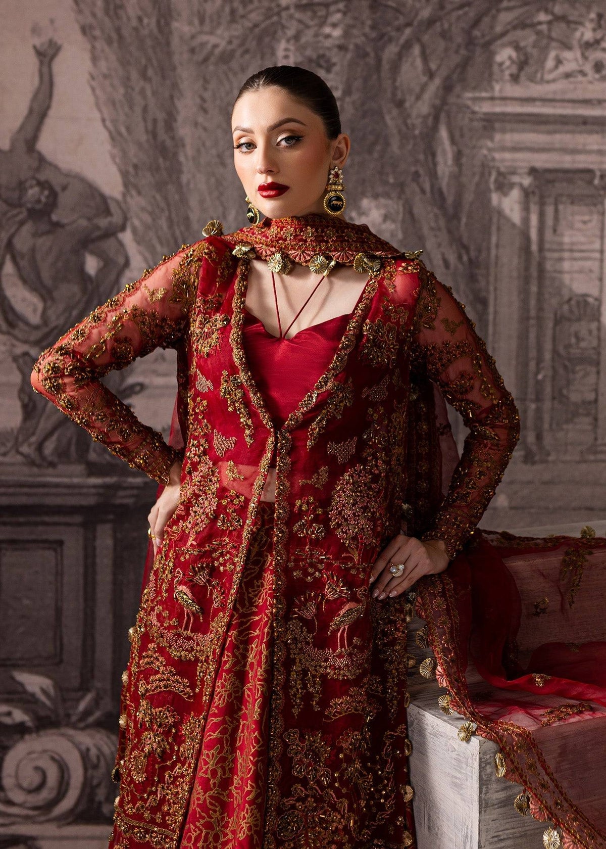 Maria Osama Khan | Mystara Wedding Festive | Vanta by Maria Faisal - Registered Vendor of : Maria Osama Khan - type : Ladies Clothes - 100% original wedding dresses