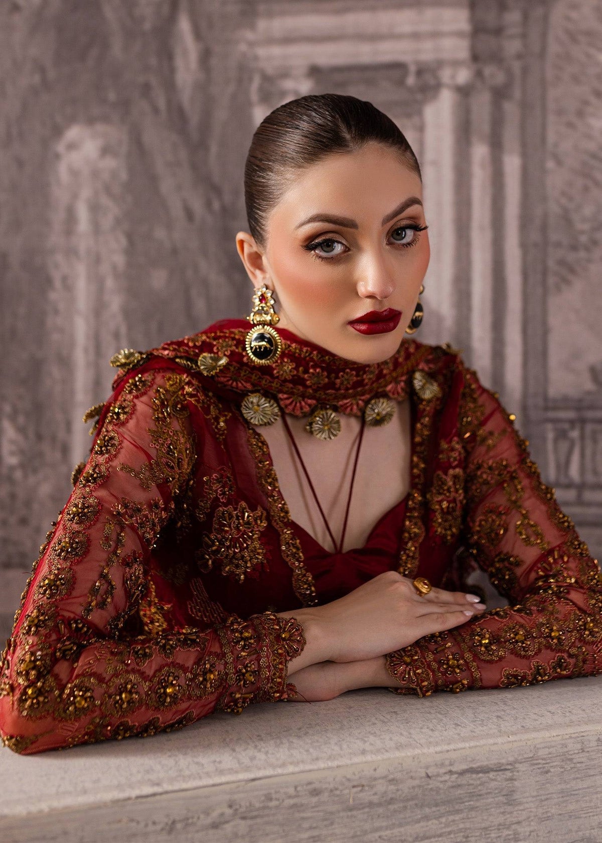Maria Osama Khan | Mystara Wedding Festive | Vanta by Maria Faisal - Registered Vendor of : Maria Osama Khan - type : Ladies Clothes - 100% original wedding dresses