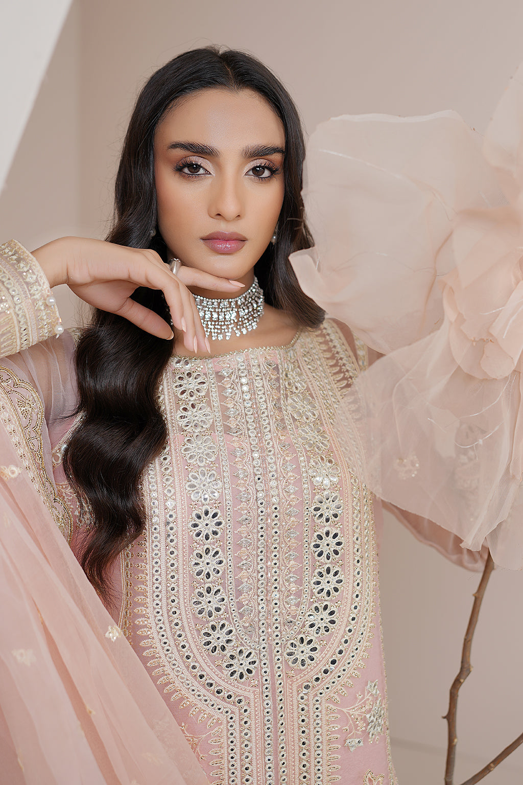 Maryams | Embellished Pret |  Glimmer - Designer Dress with Intricate embroidery and embellishments. Shop elegent wedding dress at Maria Faisal.