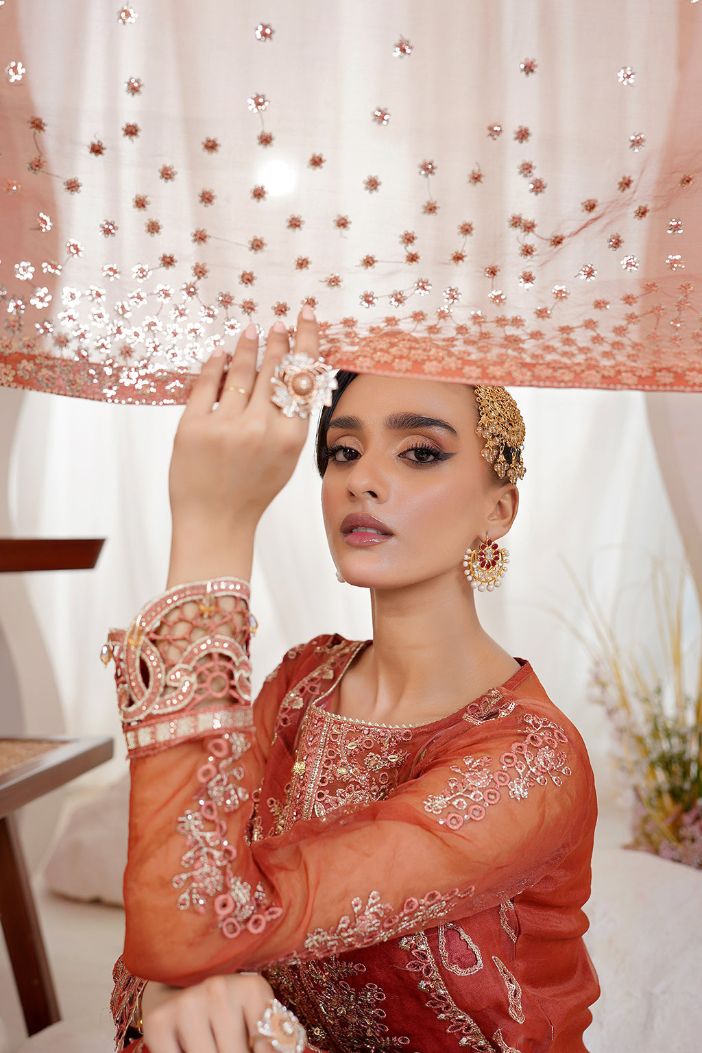 Maryams | Embellished Pret | Anu - Designer Dress with Intricate embroidery and embellishments. Shop elegent wedding dress at Maria Faisal.