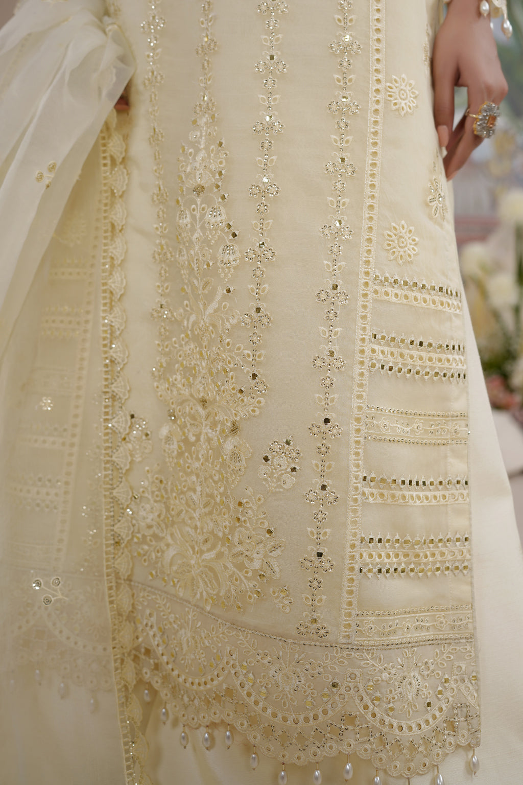 Maryams | Embellished Pret |  Kiara - Designer Dress with Intricate embroidery and embellishments. Shop elegent wedding dress at Maria Faisal.